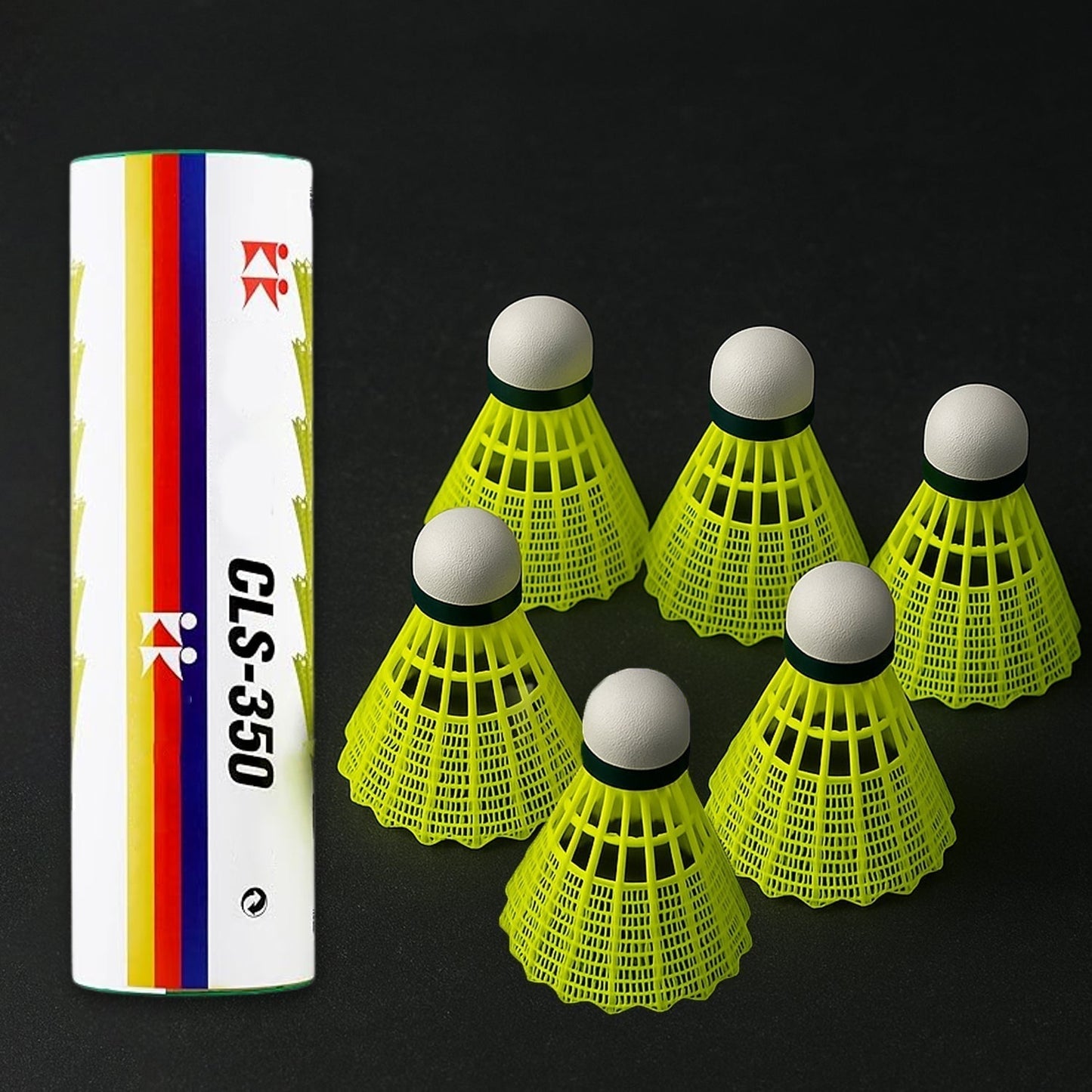 Konex Durable Plastic Shuttlecock (6 Pcs Set)