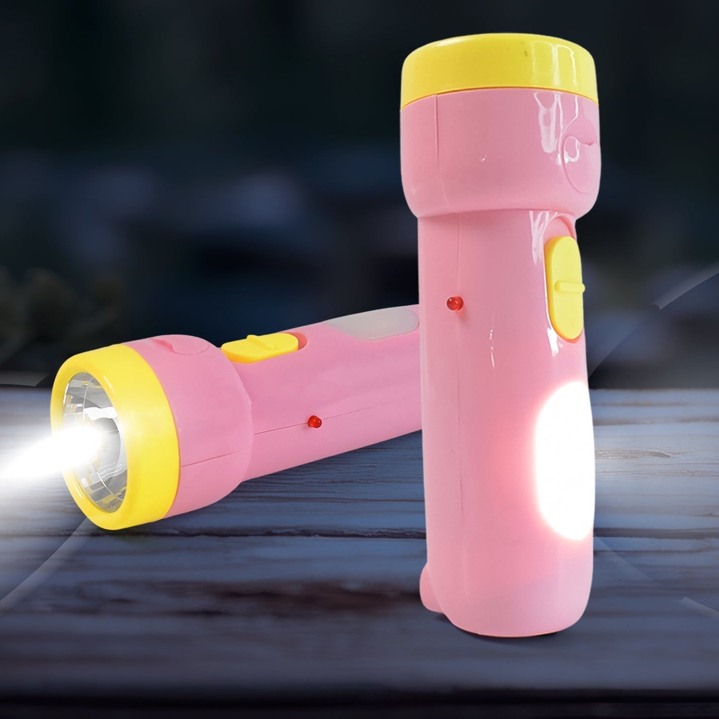 2-in-1 Rechargeable Small Handy LED Torchlight for Home, Outdoor, Tracking (1 Pc)