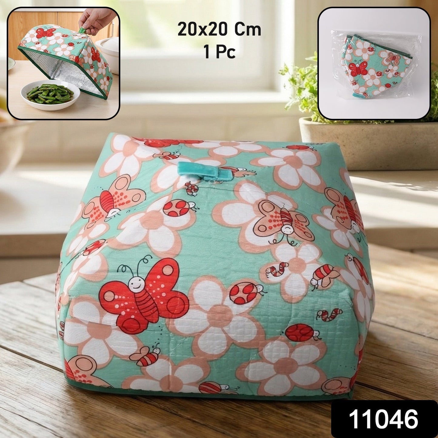 Foldable Food Cover (20 x 20 Cm, 1 Pc)