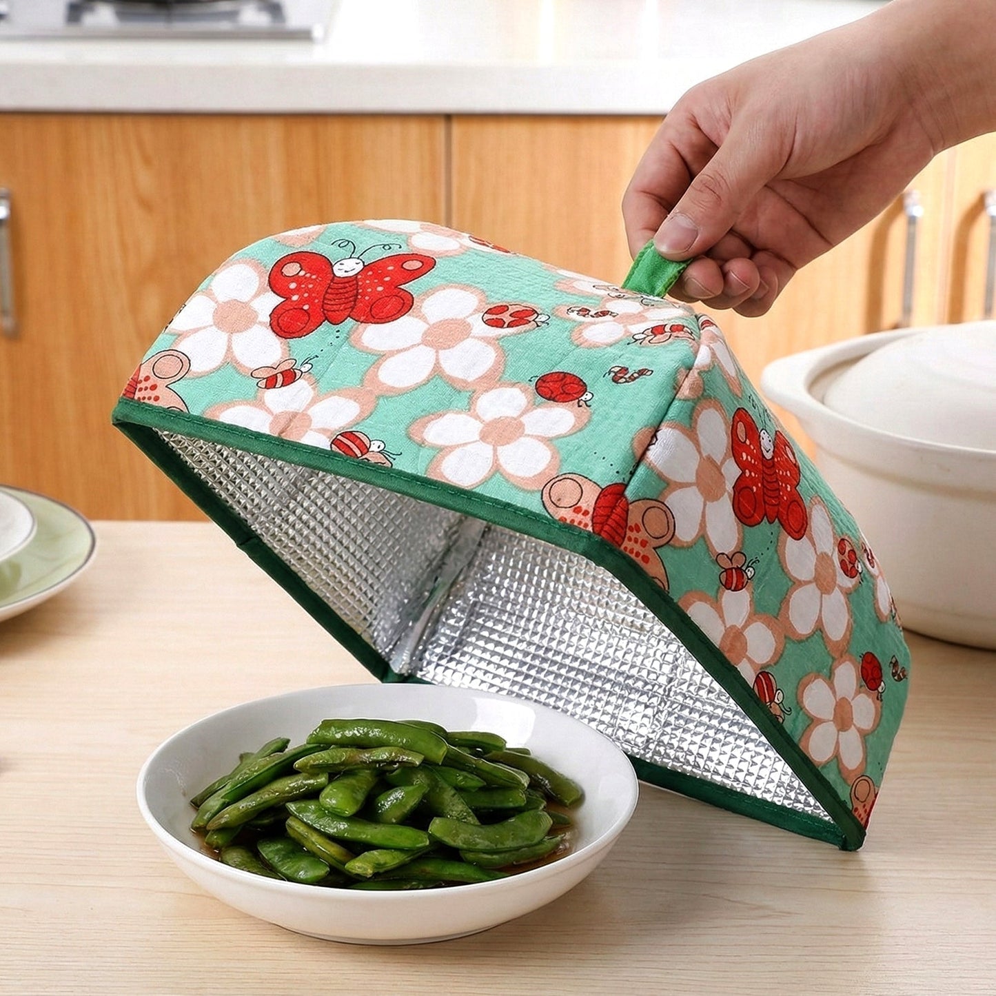 Foldable Food Cover (20 x 20 Cm, 1 Pc)
