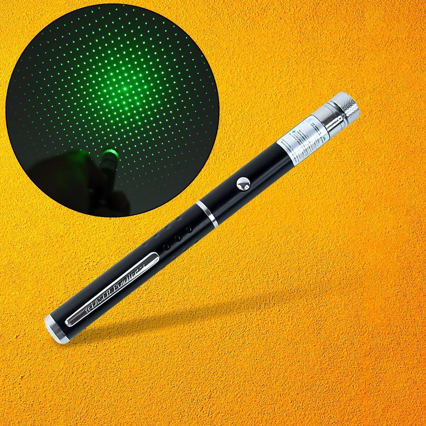 High-Power Laser Pointer Pen with 2 AA Batteries (1 Set)