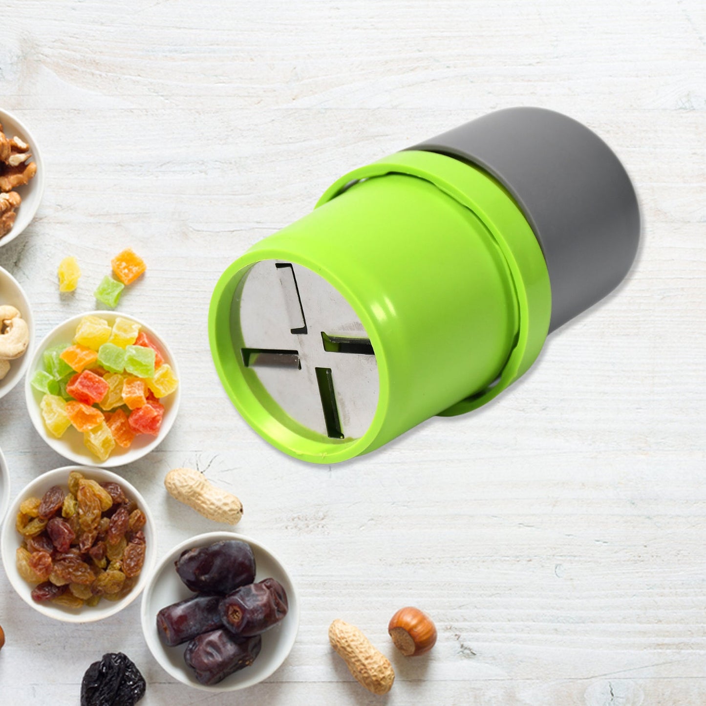 Plastic Dry Fruit and Paper Mill Grinder Slicer - 3-in-1 Blade for Chocolate and Butter, Standard, Multicolor