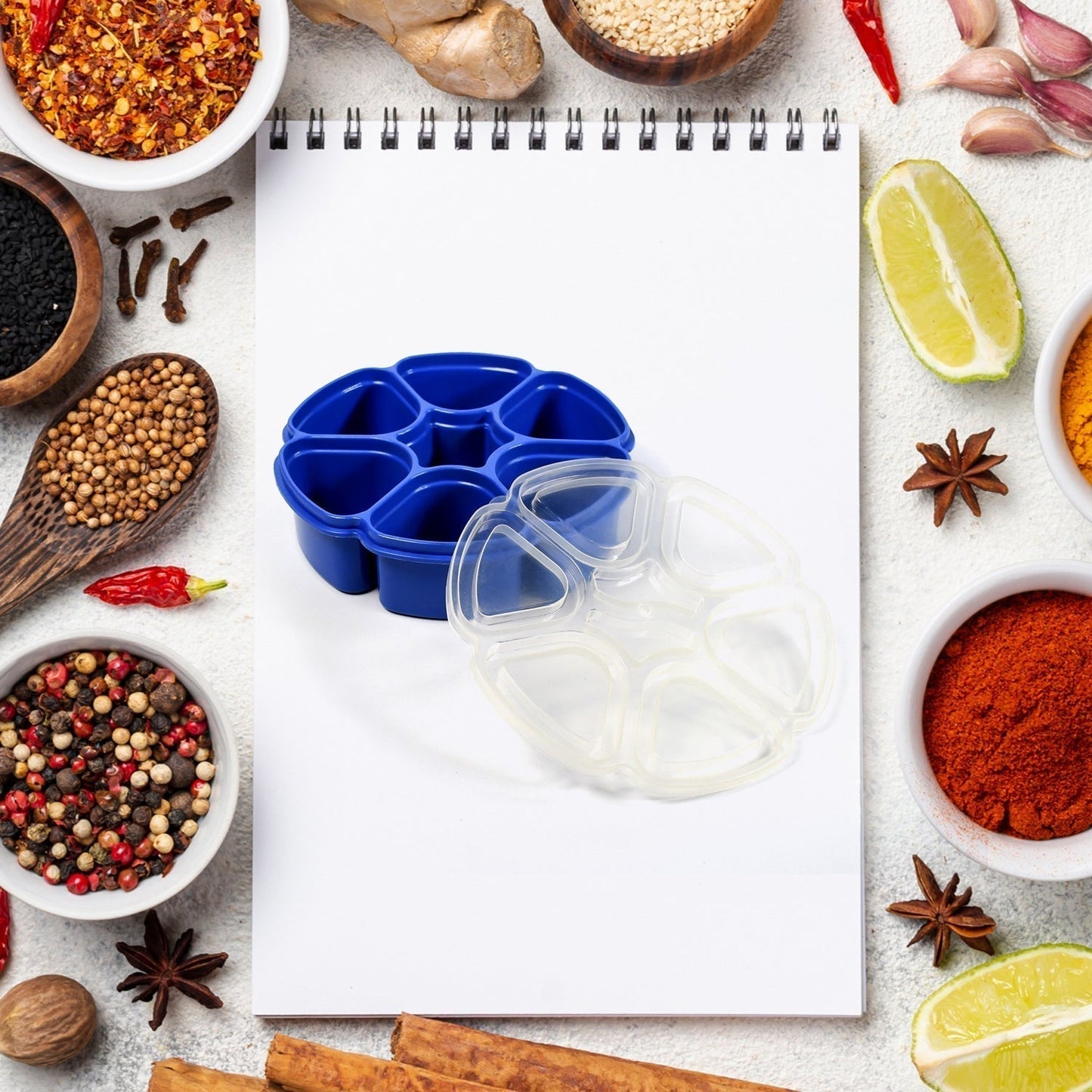 Versatile Kitchen Masala Box with Unique Design