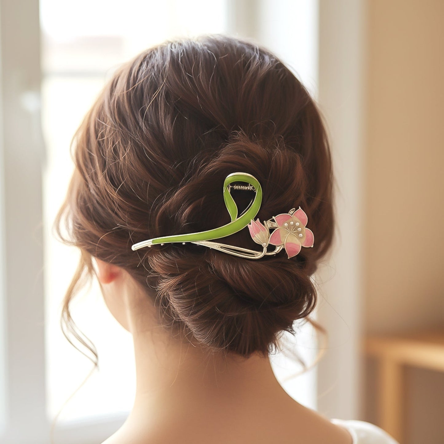 Elegant Floral Decorative Hair Claw Clip (1 Pc)