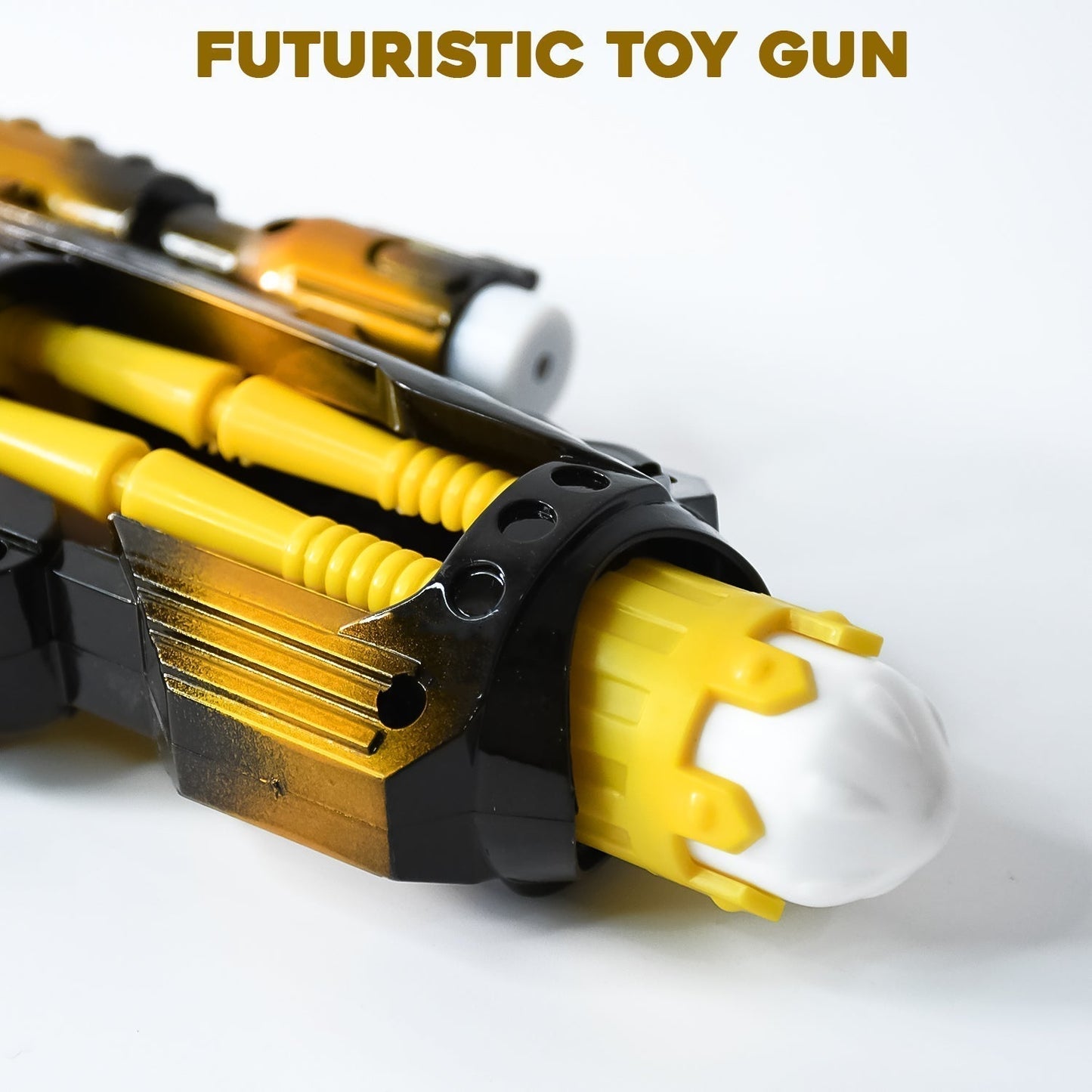 TTG LED Laser Gun Toy – Battery Operated Space Blaster with Flashing Lights & Sound (1 Set)