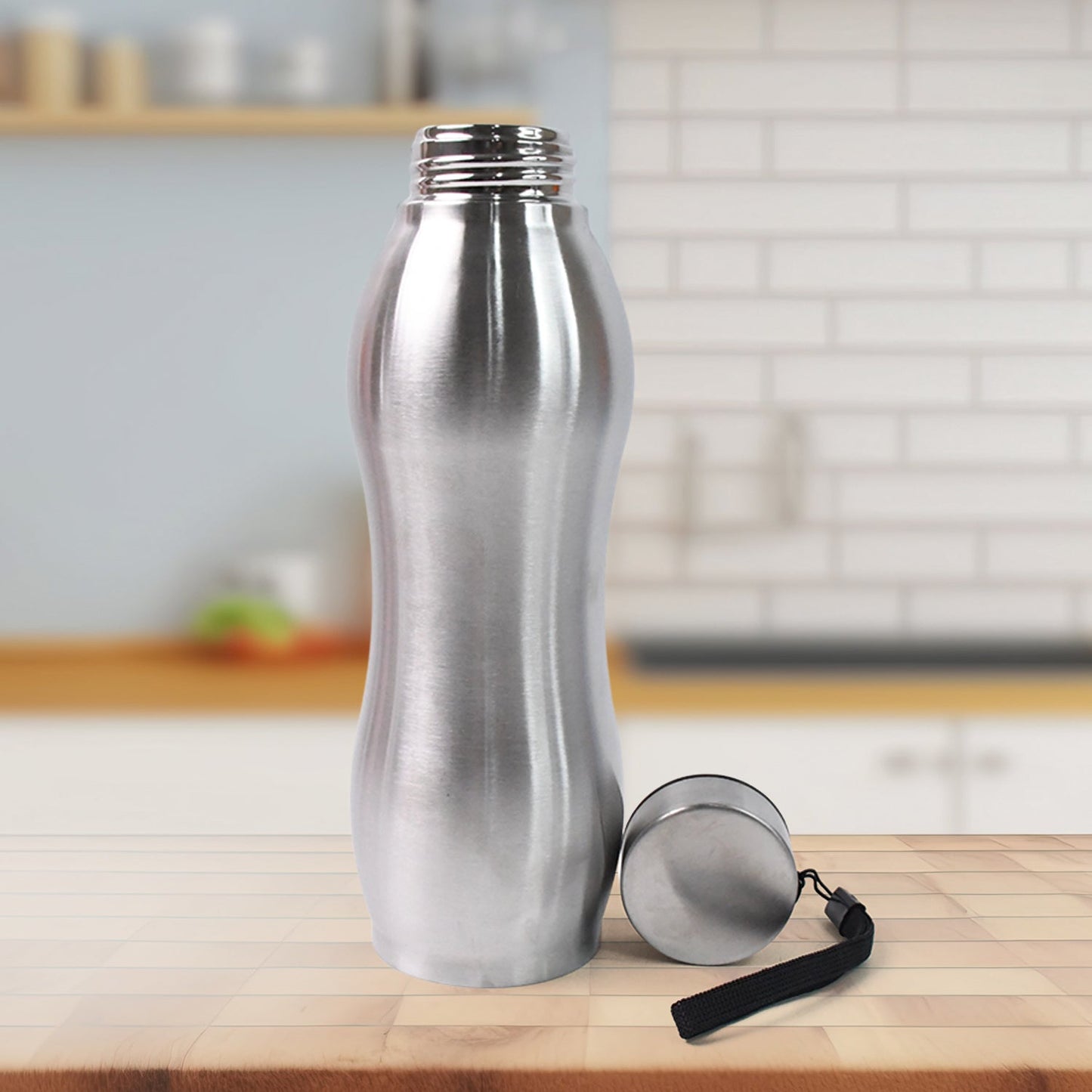 Stainless Steel Single Wall Vacuum-Insulated Drink Water Bottle (1000 ML)
