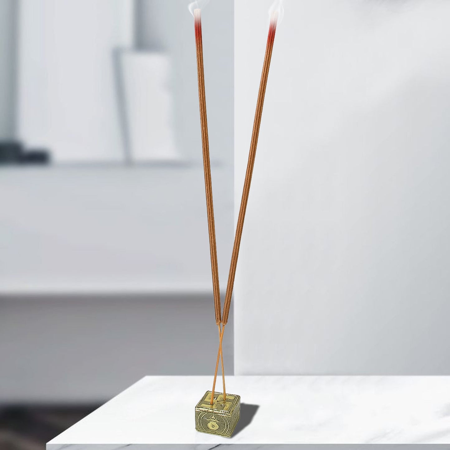 Premium Incense Sticks / Agarbatti for Everyday Use for Home, Office, Meditation and Pooja for Puja, & Other Festive Occassions, Agarbatti (10 Pcs Sticks / 40 Cm / Stand not included / Mix Flavor)