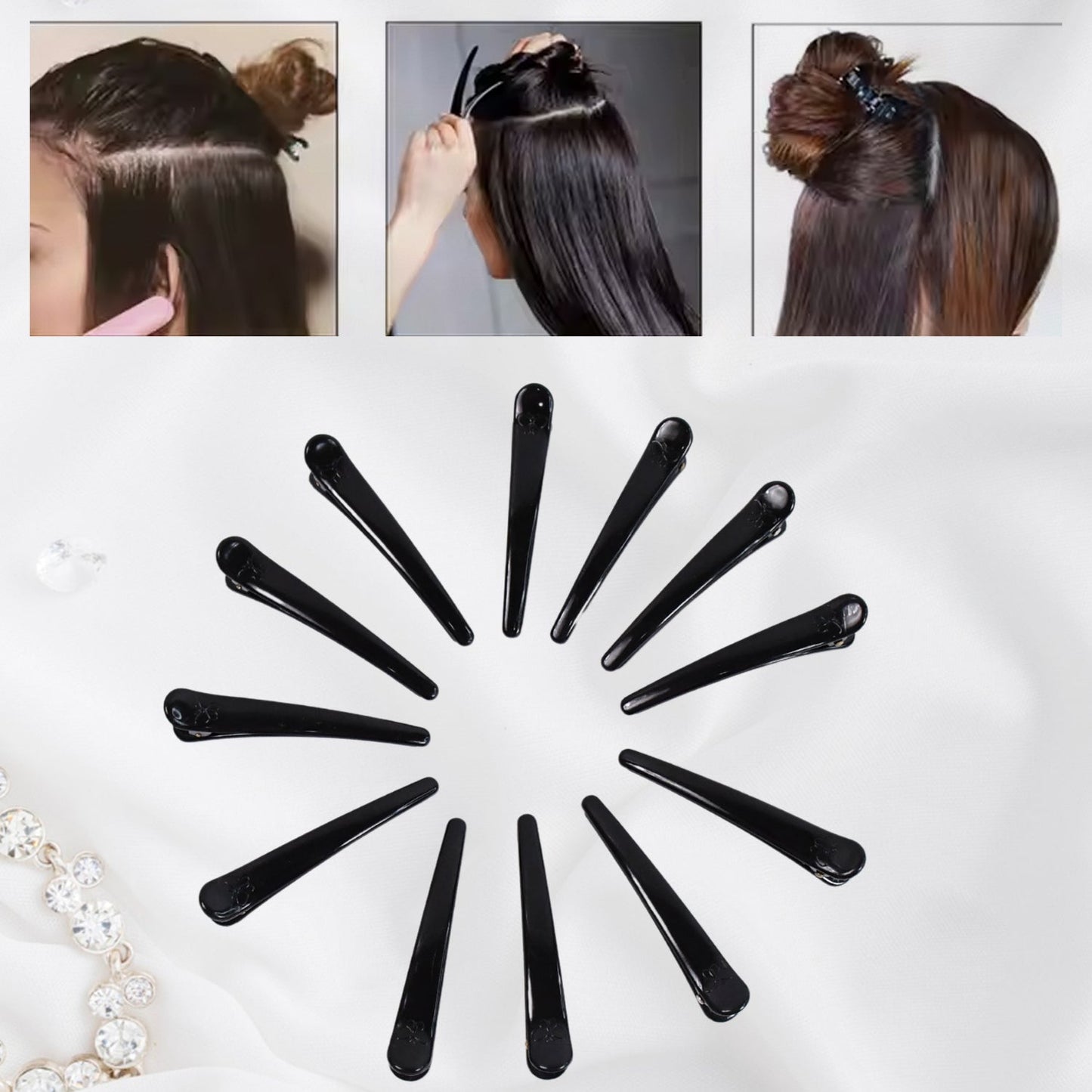 Hair Clips for Styling (12 Pc), Hair accessories