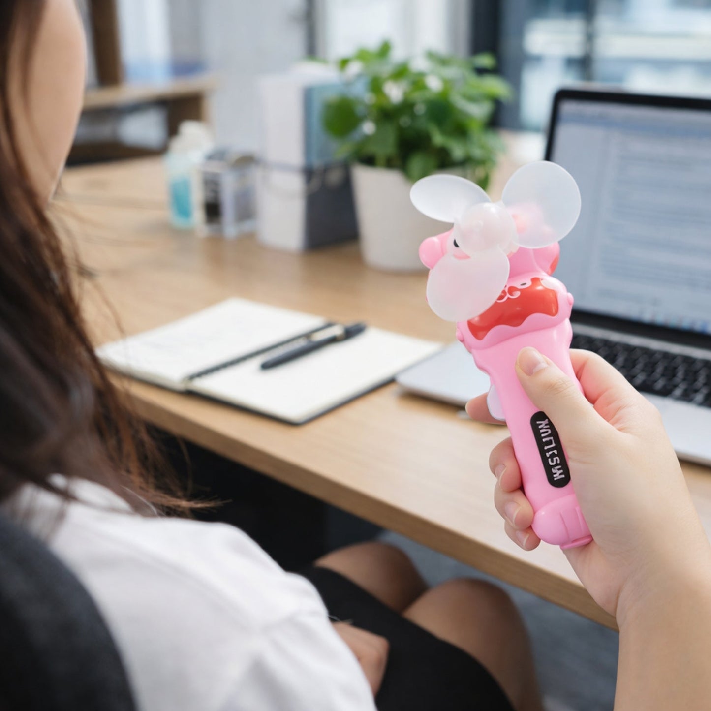 Cute Mini Handheld Fan (1 Pc, Mix Color & Design)