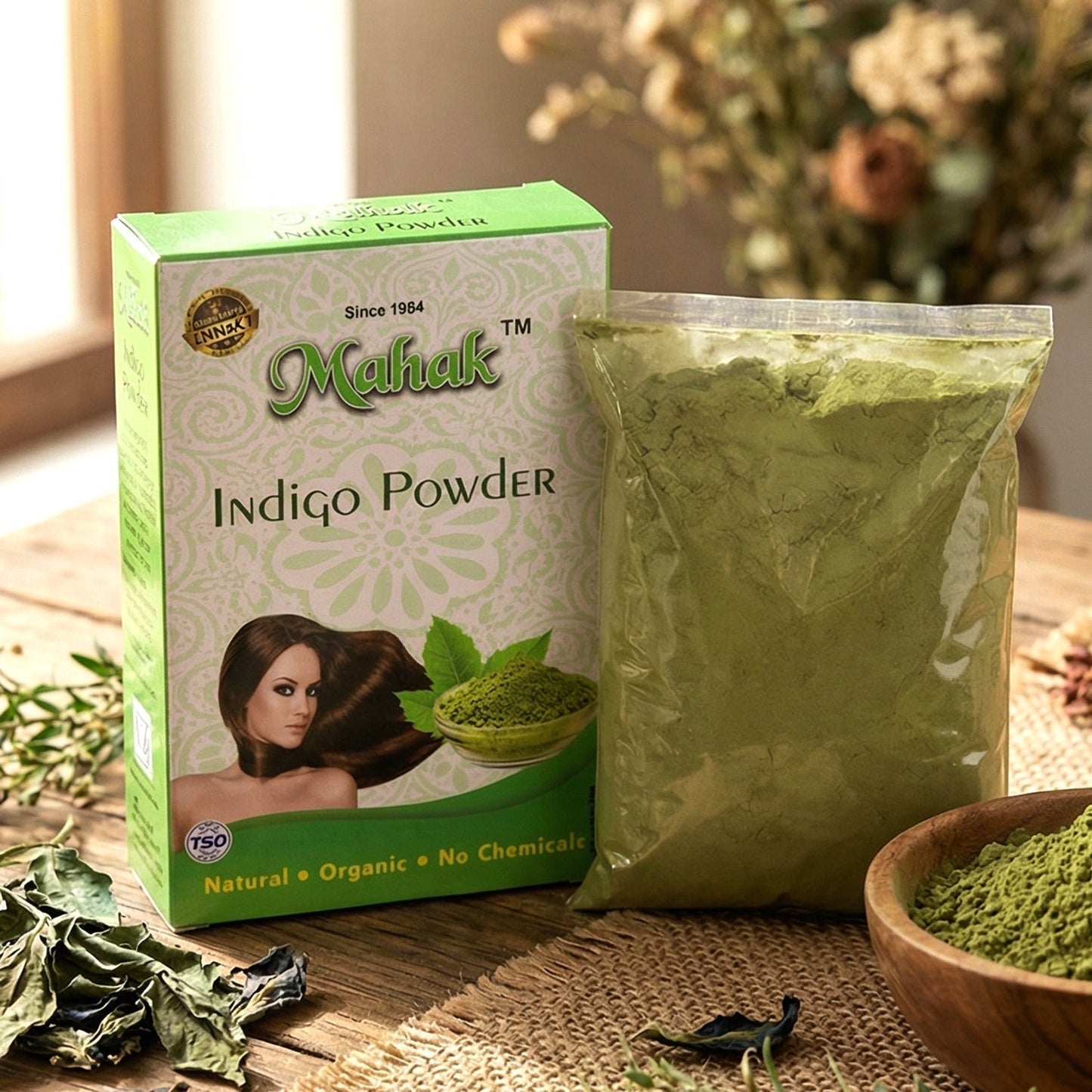 Natural Indigo Powder for Traditional Hair Care Ð 80 gm