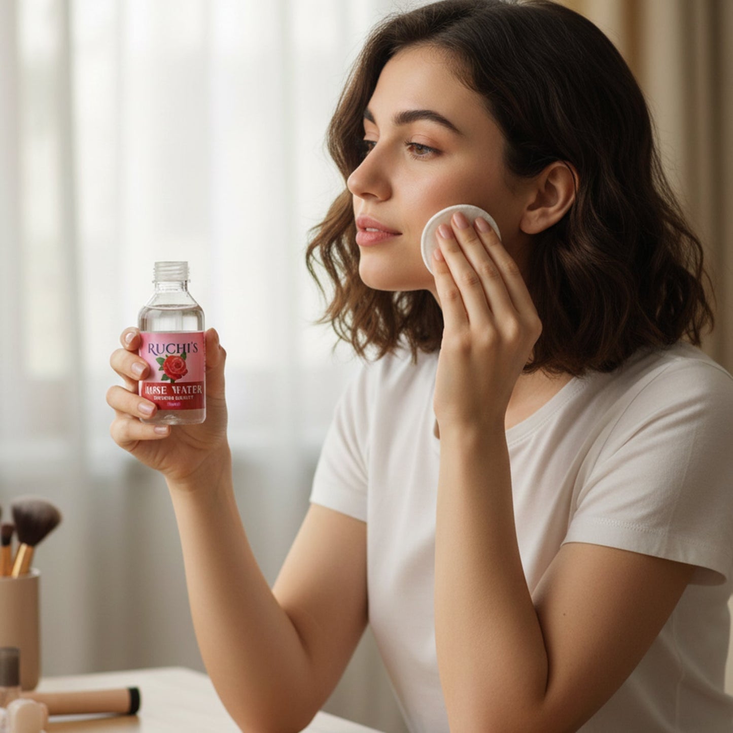 Premium Rose Water Skin Toner and Face Mist (1 Pc, 100 ML)