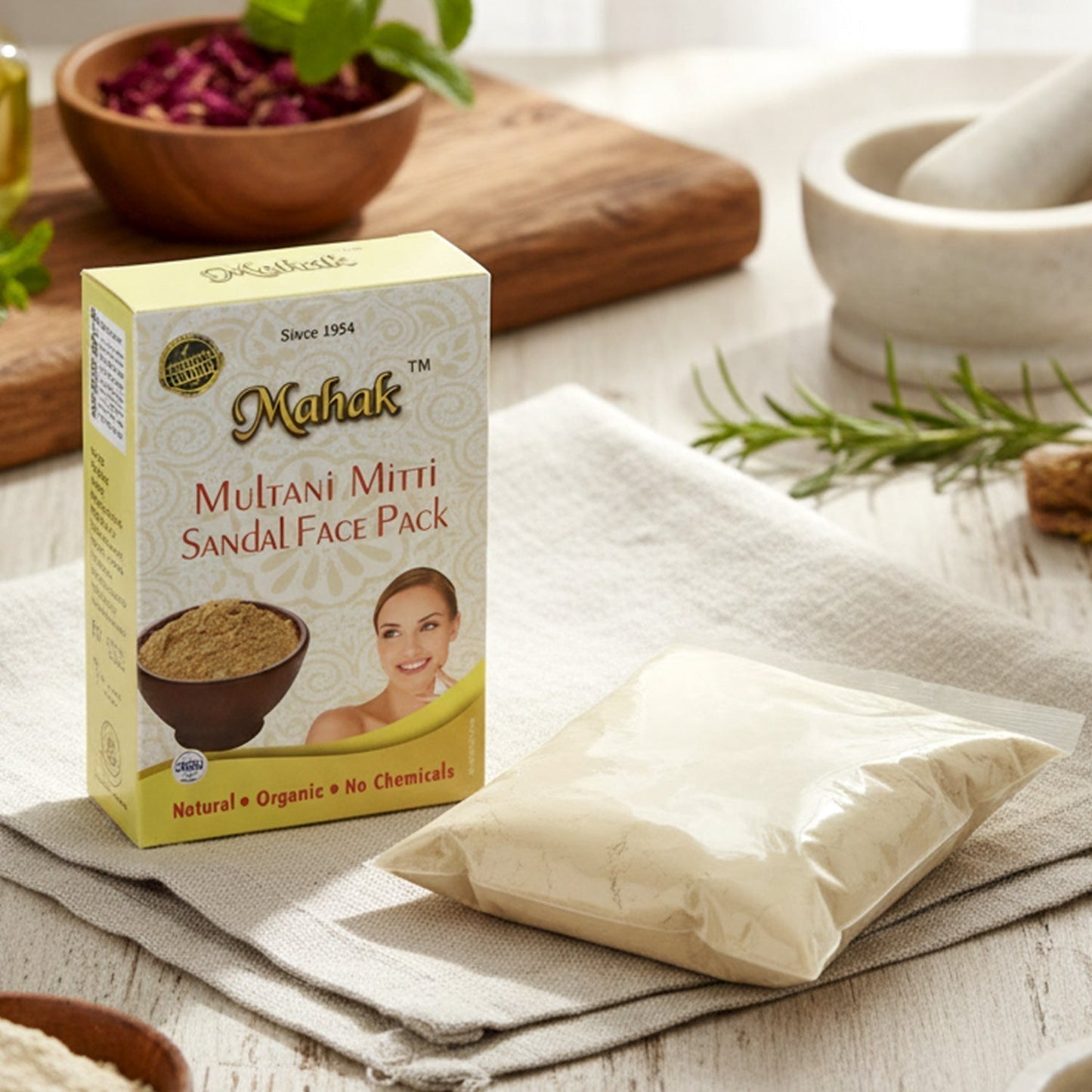 Herbal Multani Mitti and Sandal Face Pack Ð 80 gm