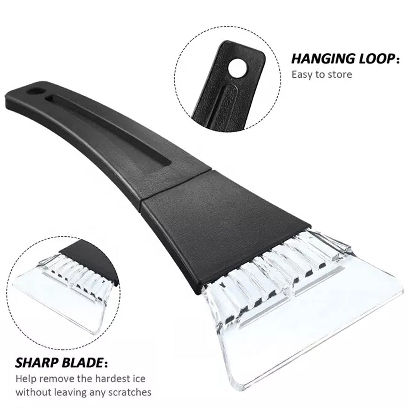 Ice Scraper for Car Windshield & Windows