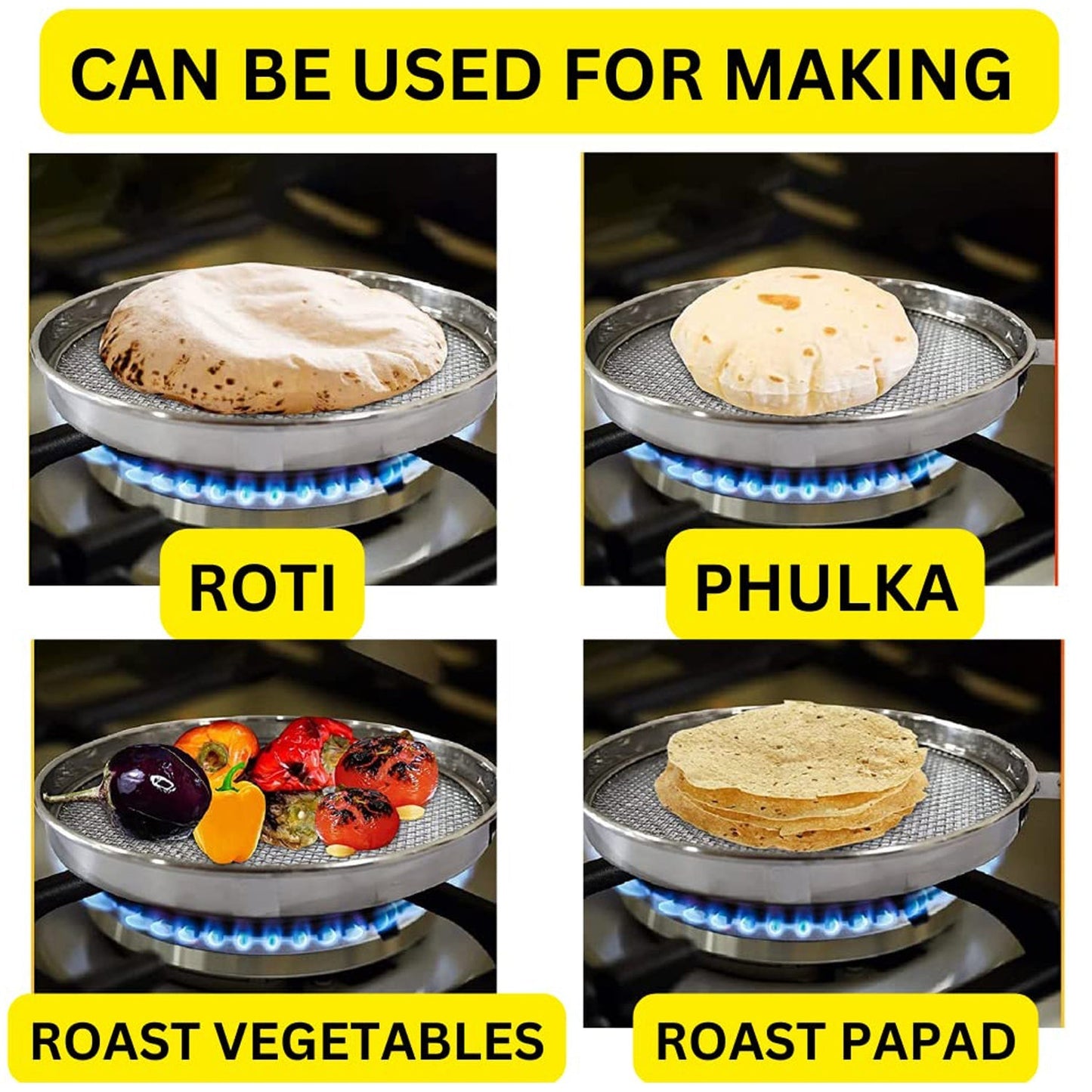 Steel Roaster Grill Jali For Tandoor & Chapati Roast Use ( 1 pc )