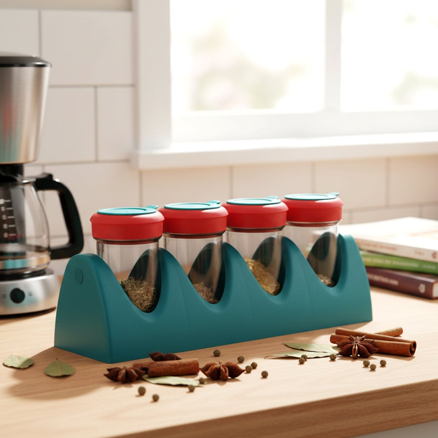 4-in-1 Multipurpose Spice Shaker Set (1 Set)