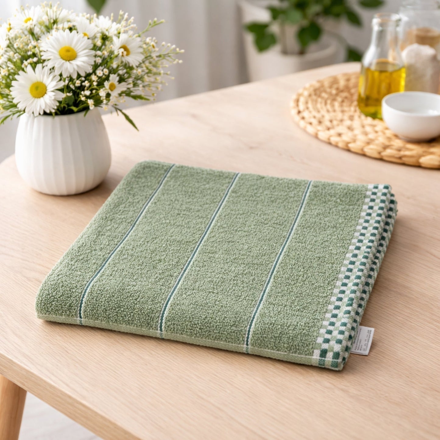 Multipurpose Soft Cotton Bath Towel (1 Pc, 76x34 Cm)