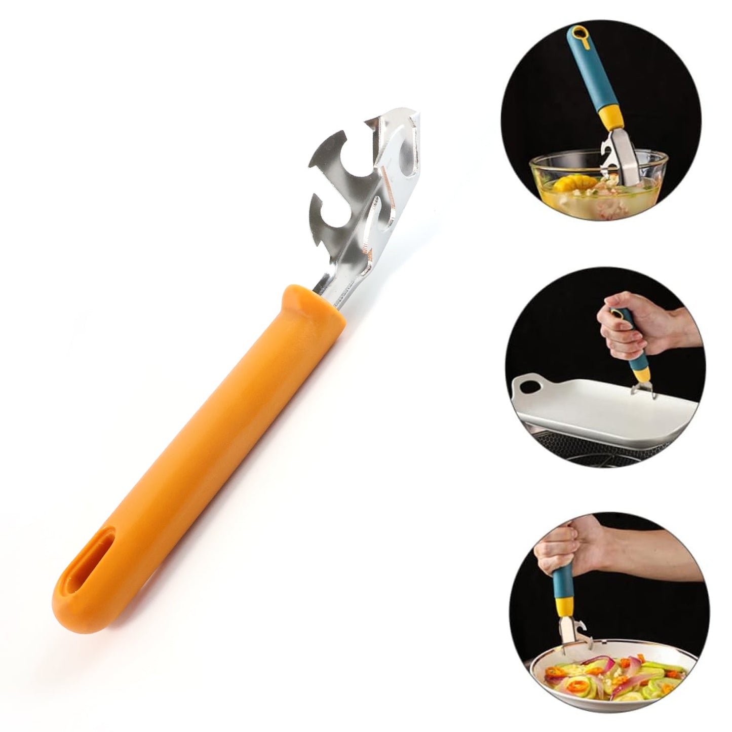 Multi-Functional Stainless Steel Hot Pot Gripper Clamp & Pan Lifter Tool (1 Pc)