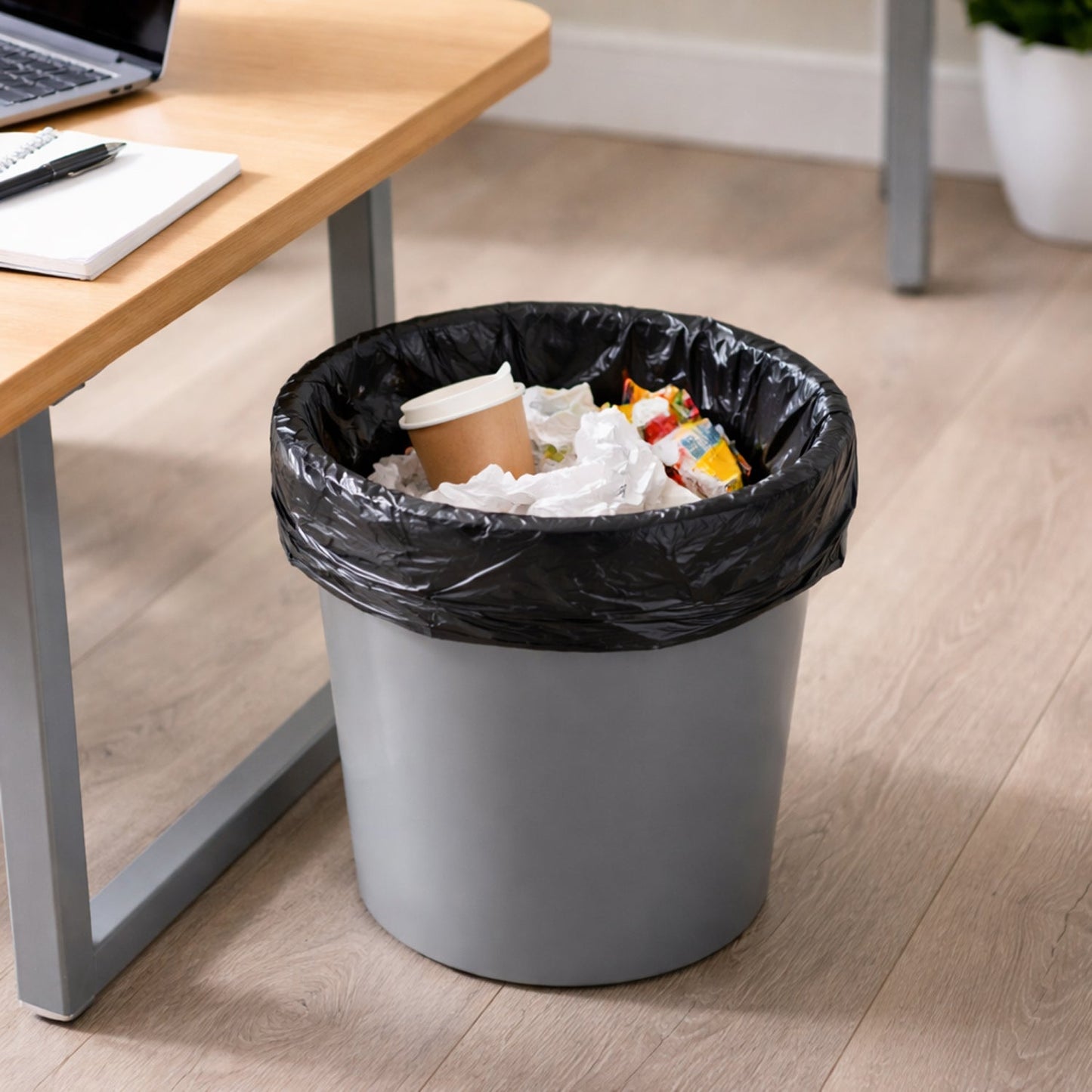 Heavy Duty Garbage Trash Bags Roll (50 Bags, 45x50 Cm)