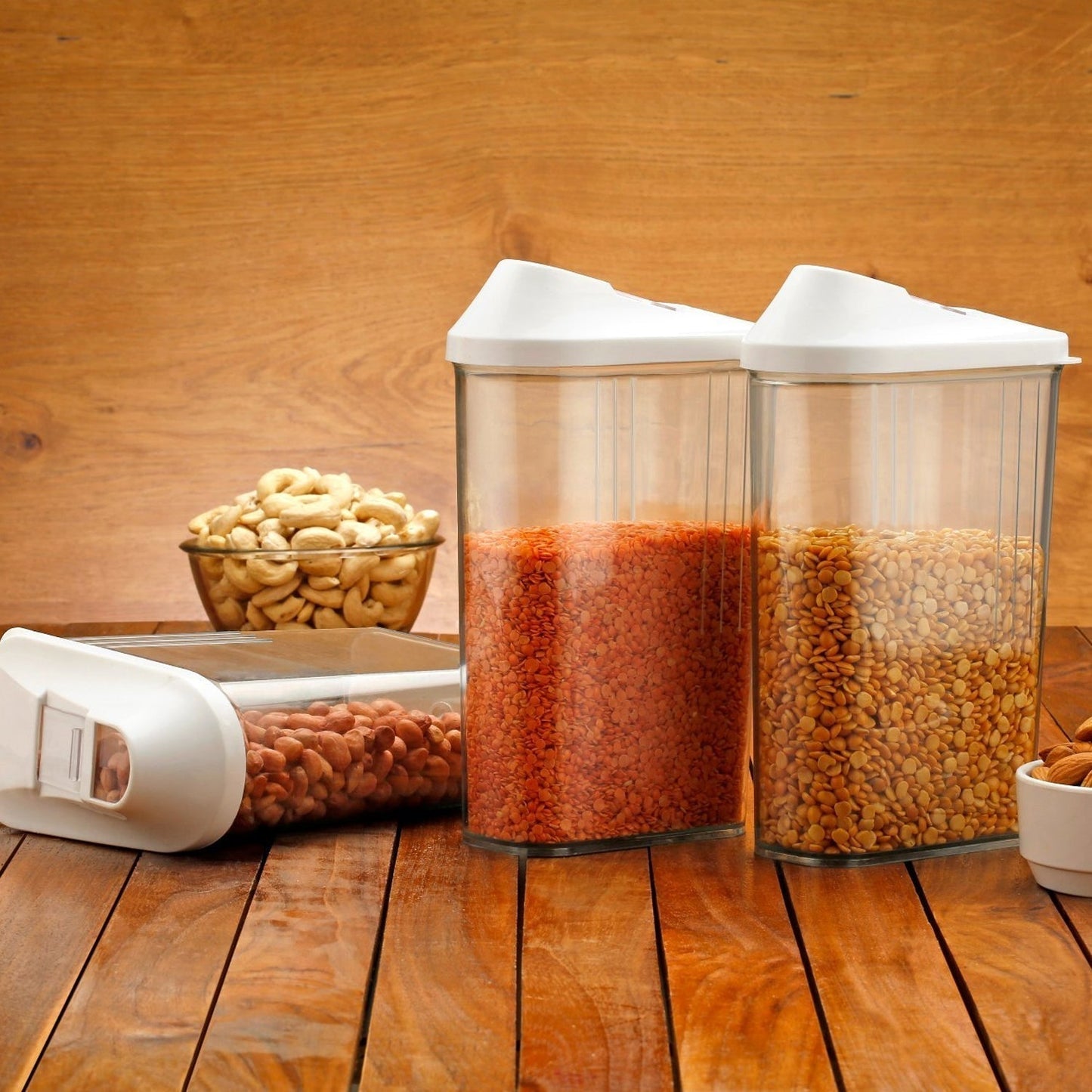 Airtight Lock & Pour Kitchen Storage Container (1 Pc)