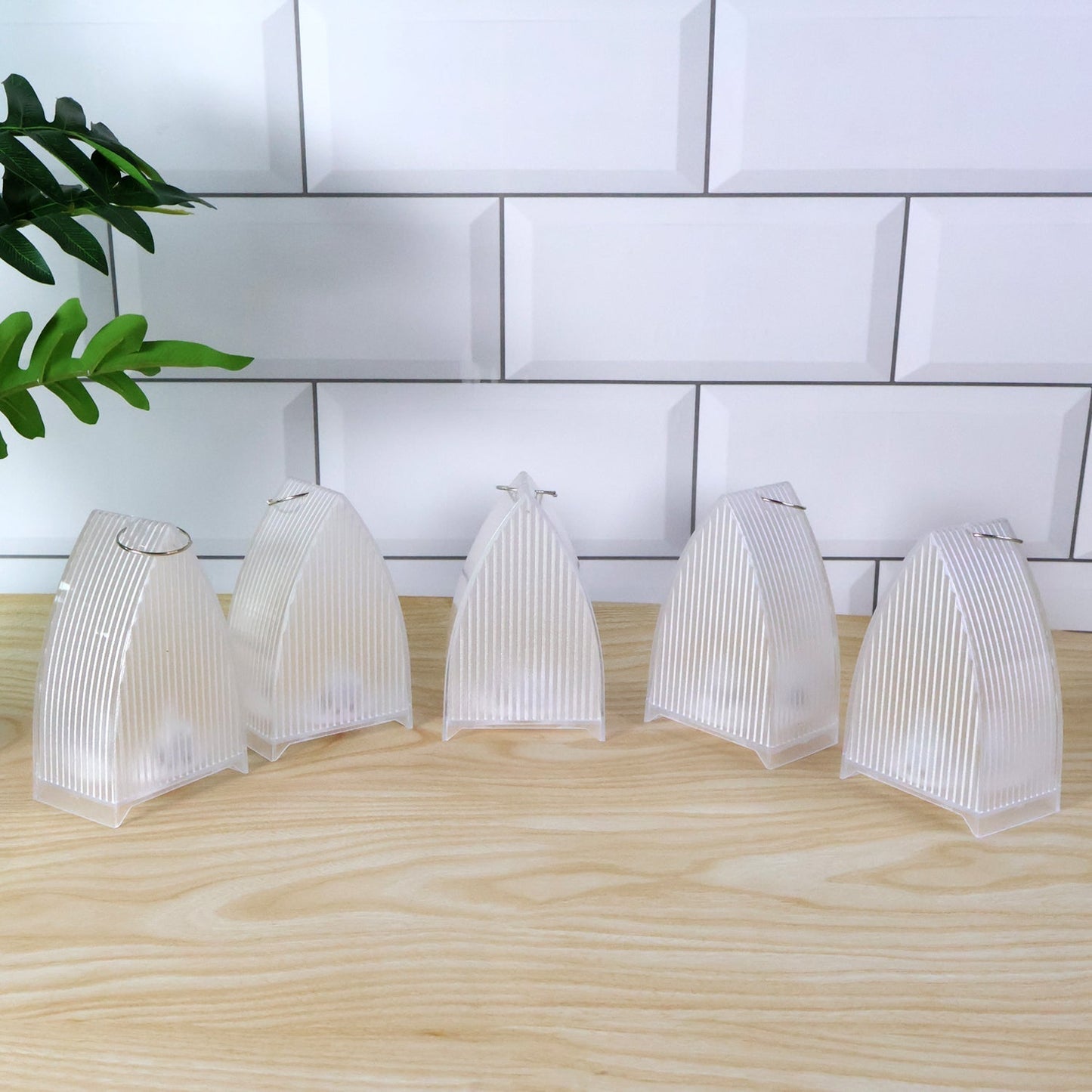 LED Flameless Decorative Lantern Lights - (5 Pc / Set)
