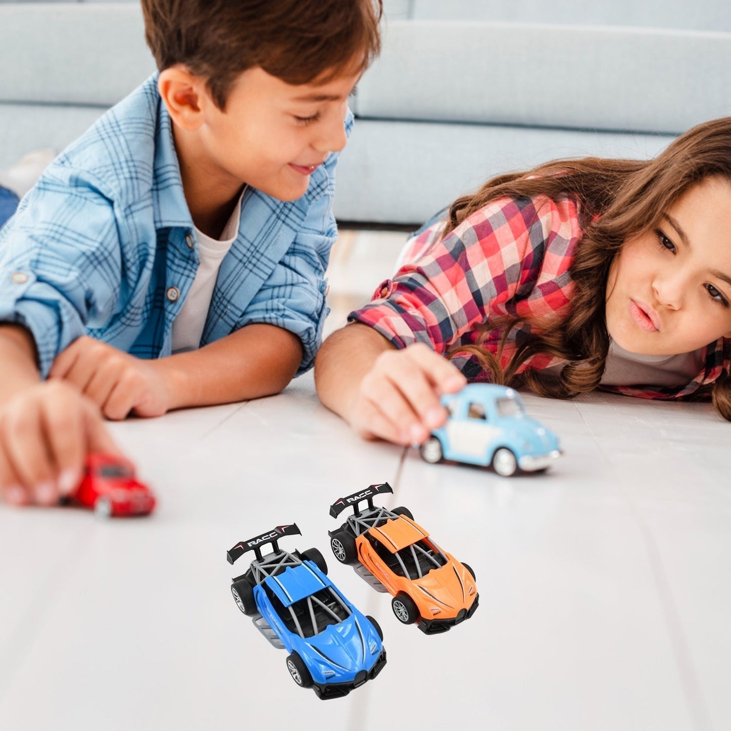 Mini Pull Back Racing Car Widely Used By Kids & Children (8 Pcs Set / Mix Color)