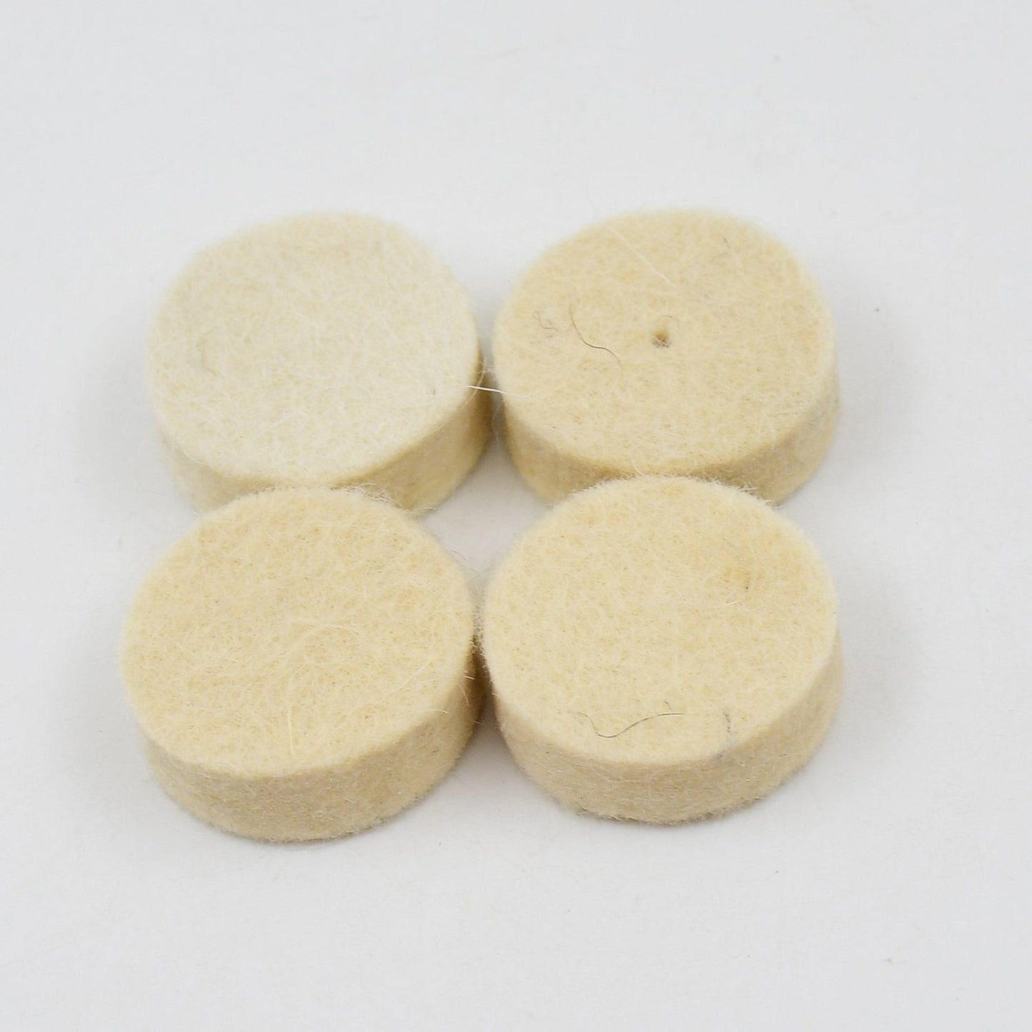 Rotary Tool Accessory Wool Felt Polishing Pad Felt (4 Pcs Set)