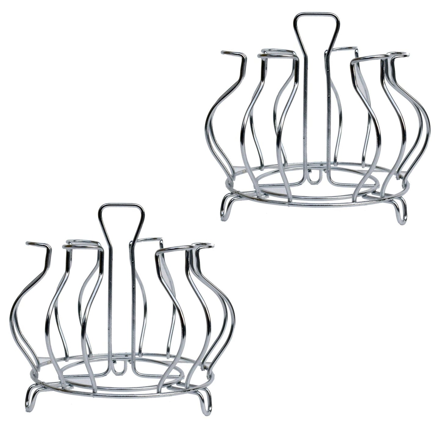Stainless Steel Glass Holder Glass Hanging Organizer for Kitchen Bars Pubs (MOQ :- 2 Pc)