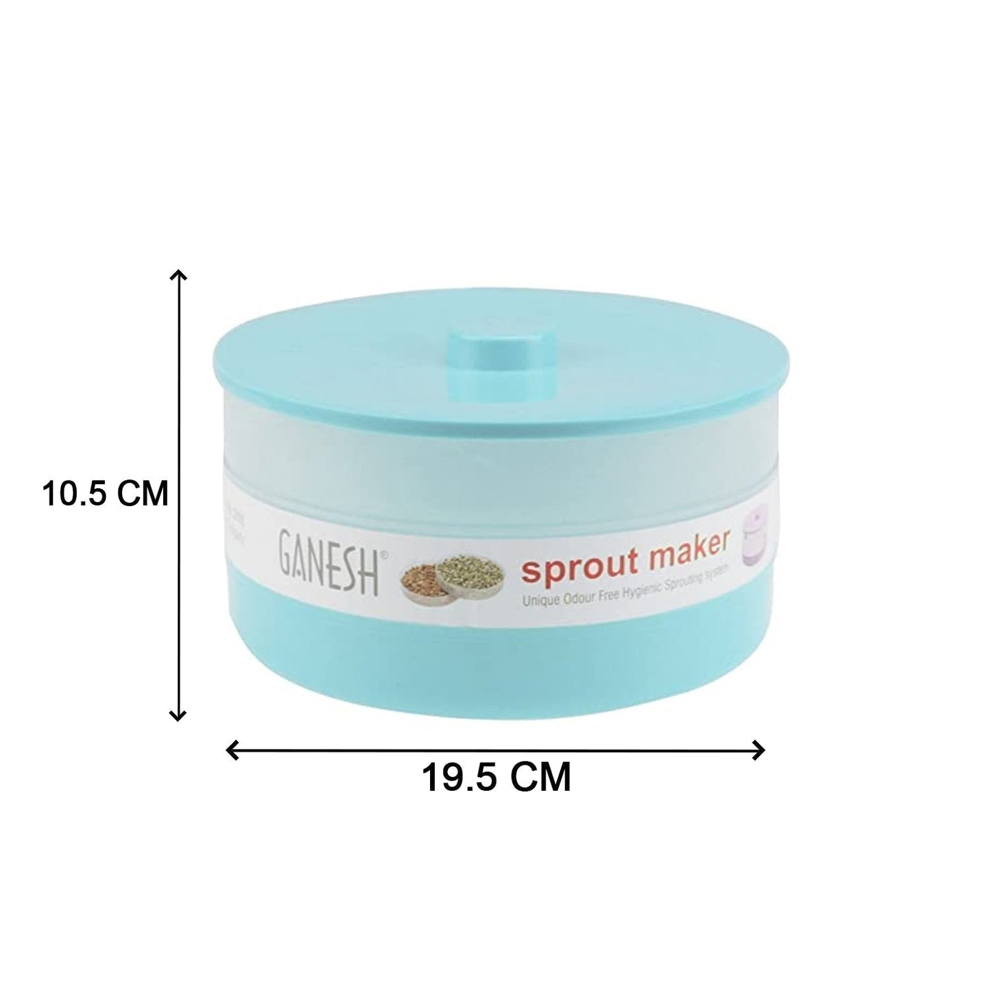 Ganesh Sprout Maker Bean Bowl (1800 Ml)