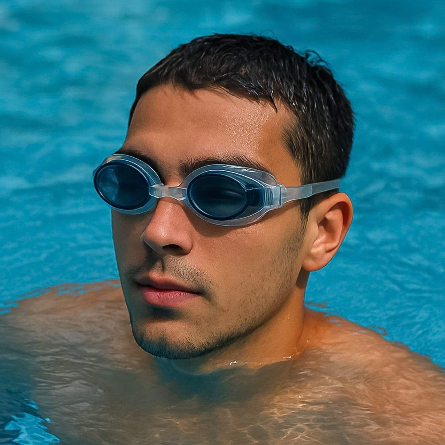 Konex Anti-Fog Protected Swimming Goggle (1 Pc)