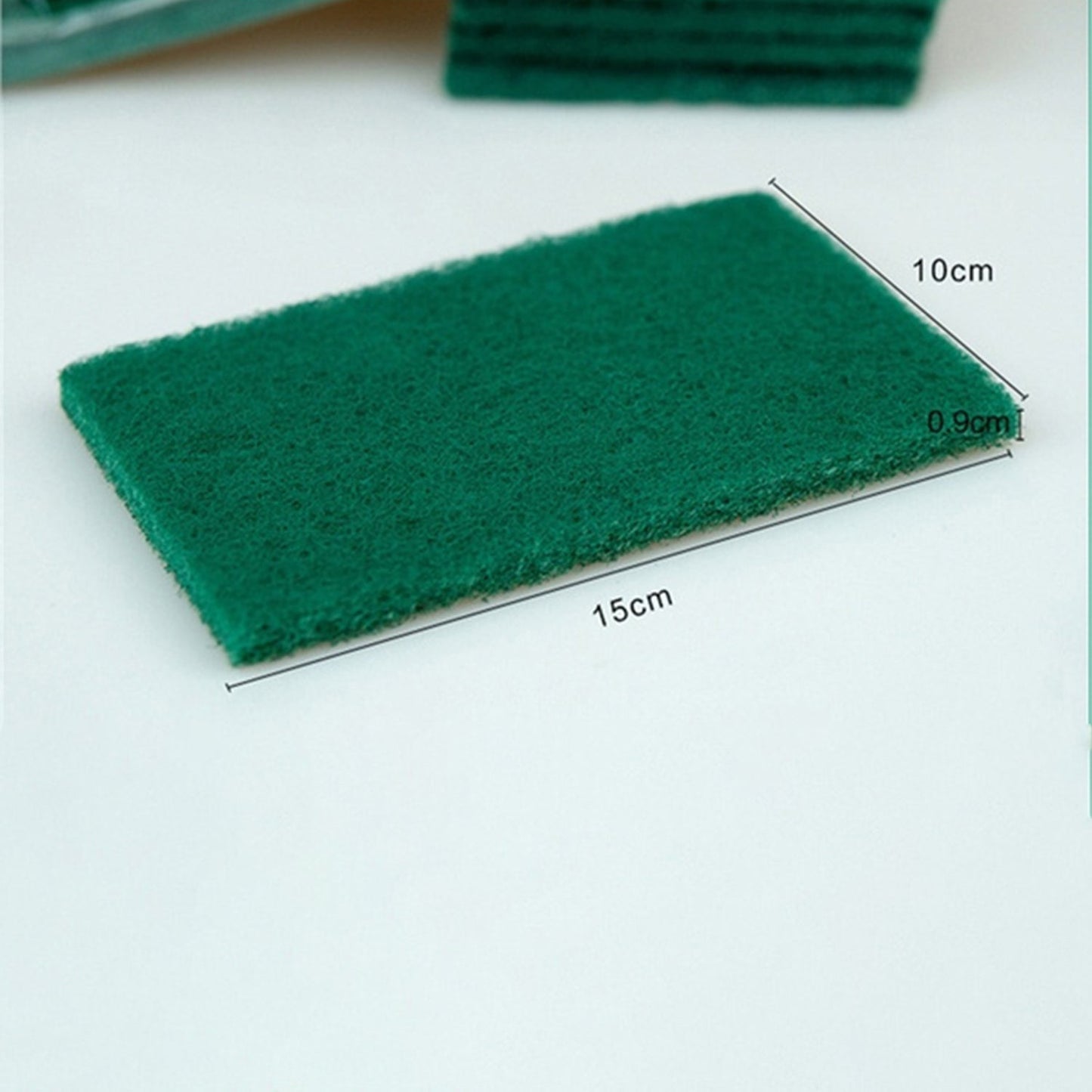 Scrub Sponge Cleaning Pads Aqua Green 10PCS