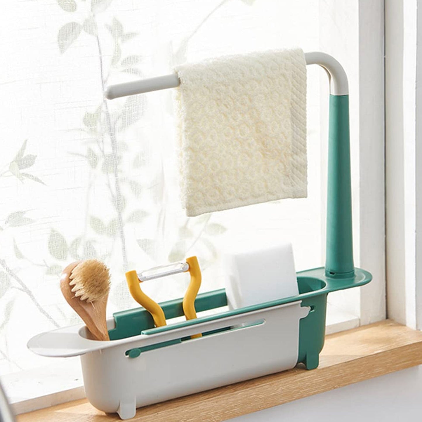 Expandable Kitchen Drying Basket Rack for Kitchen Use (1 Pc)