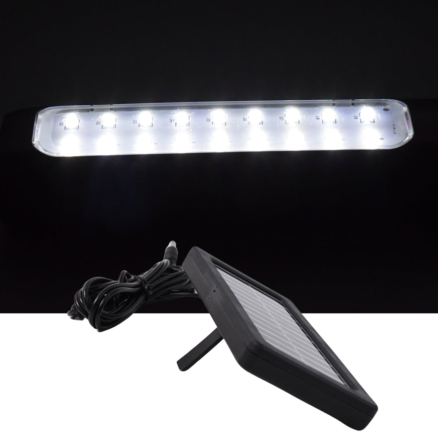 3 Modes Outdoor Indoor Hanging Solar Light Small 18LED & 1 Big LED