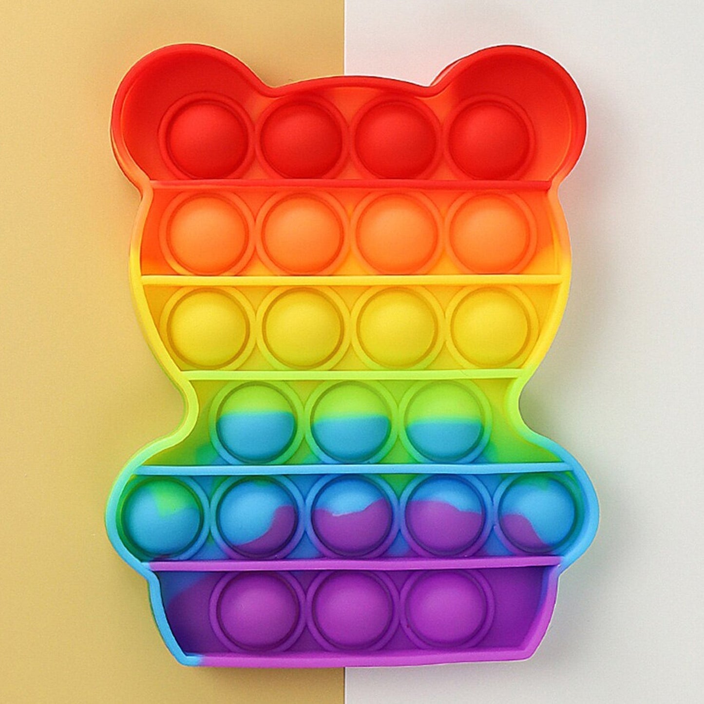 Bear It Fidget Toys Stress Relief Rainbow Toy ( 1 pcs )
