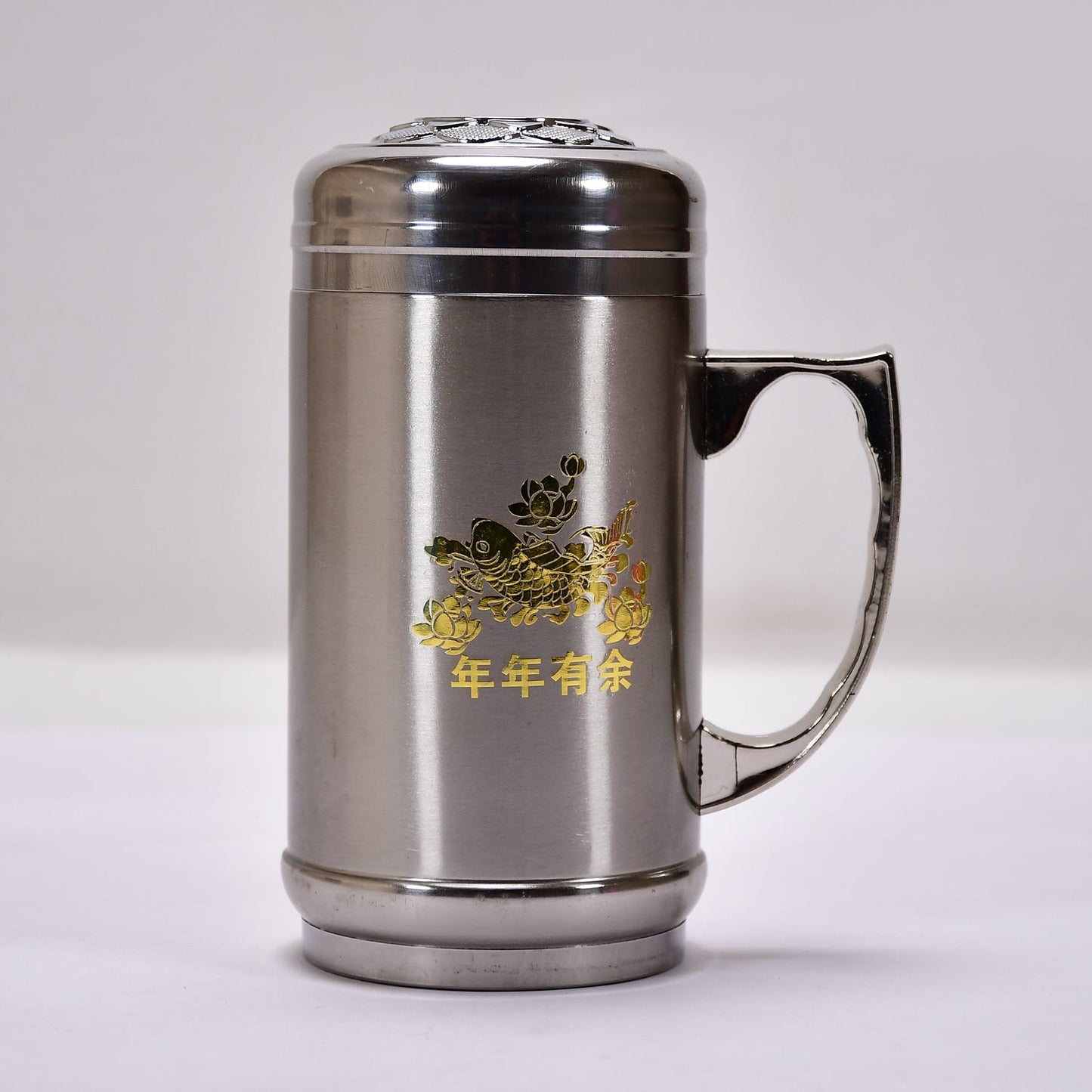 DOUBLE STAINLESS STEEL MUG BOTTLE FOR TRAVEL, HOME, OFFICE, SCHOOL 400ML