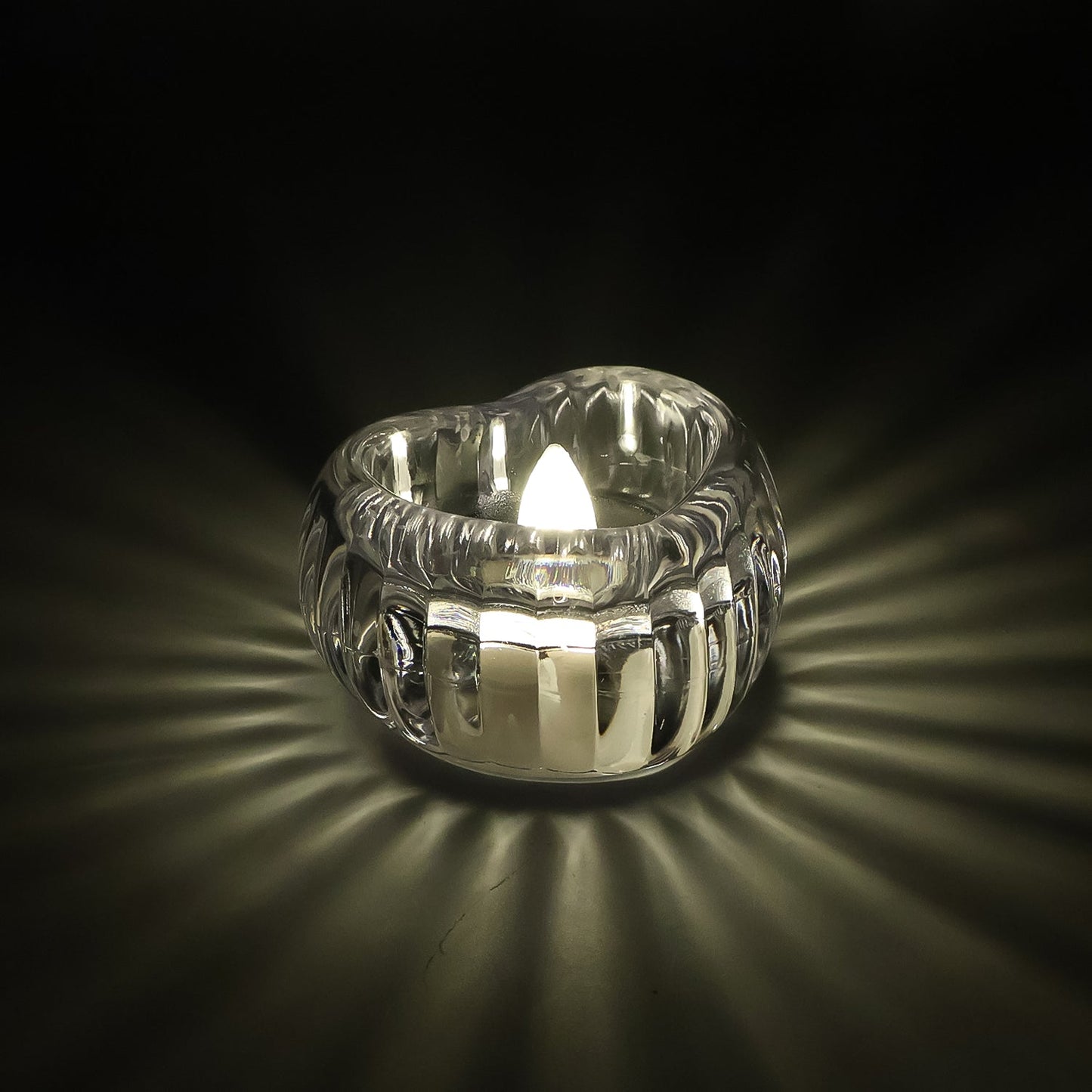 LED Crystal Tealight Decorative Flameless Candles (6 Pc)