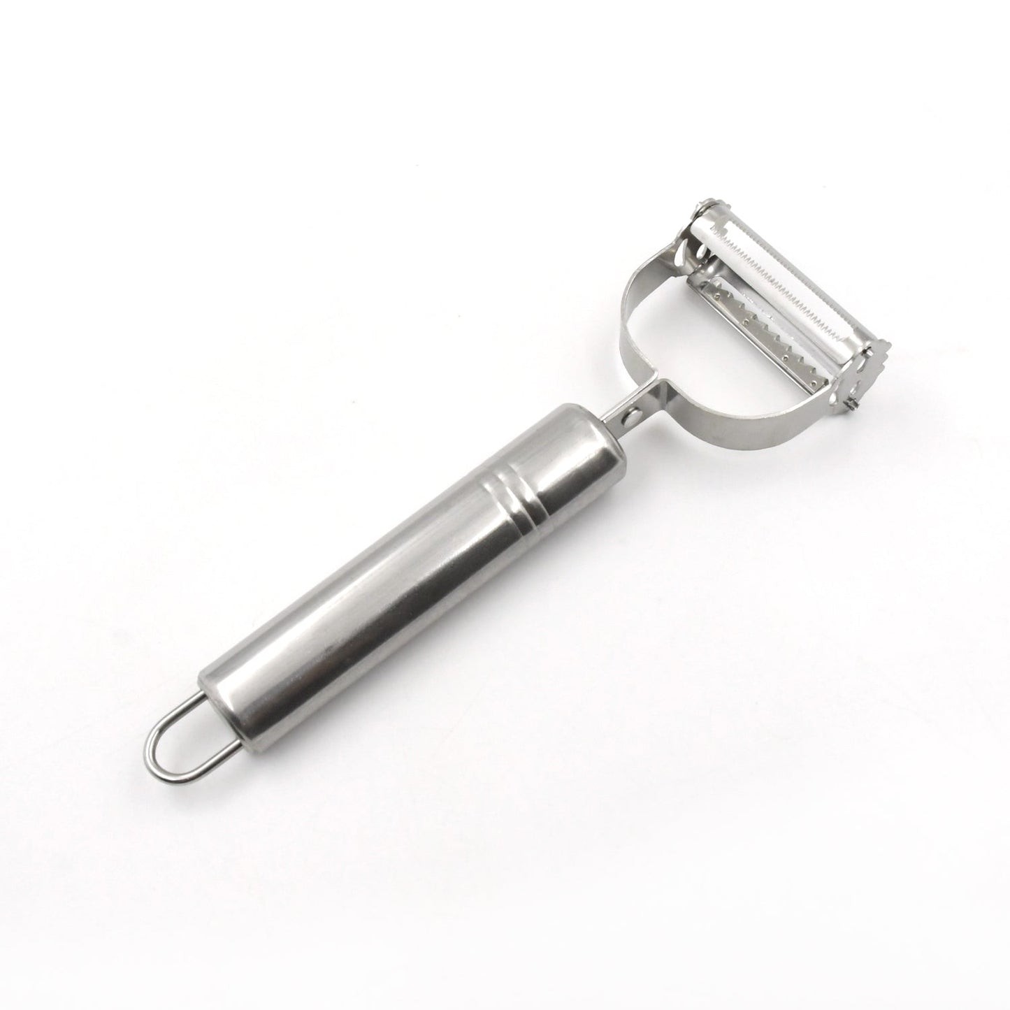 Stainless Steel 2-in-1 Potato Peeler - Multifunctional Julienne Cutter for Vegetables & Fruits