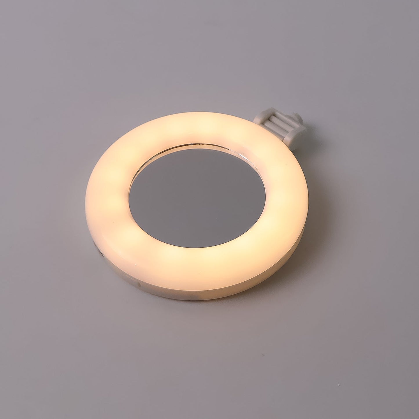 Rechargeable LED Selfie Ring Light for Mobile and Makeup Use (1 Pc)