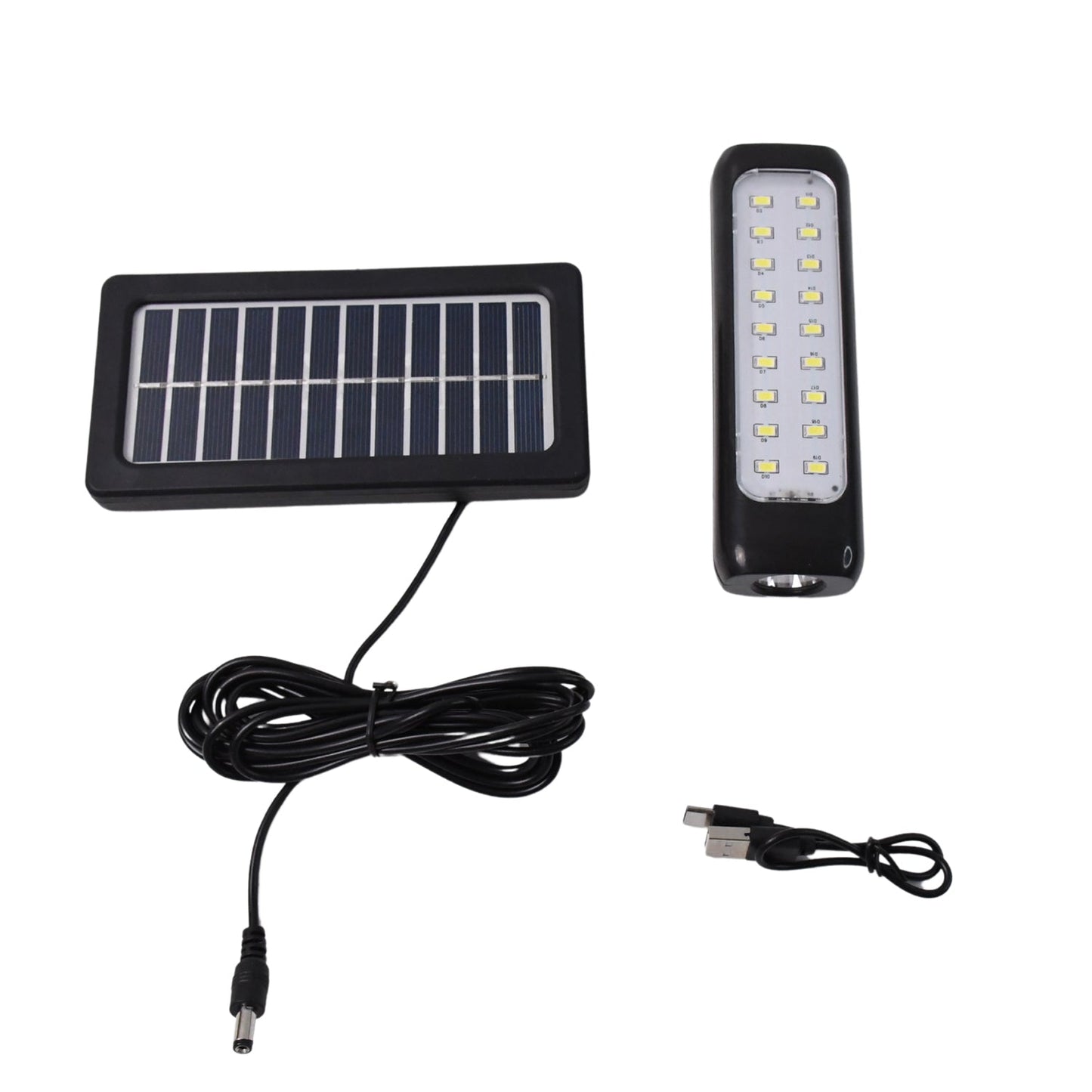 3 Modes Outdoor Indoor Hanging Solar Light Small 18LED & 1 Big LED