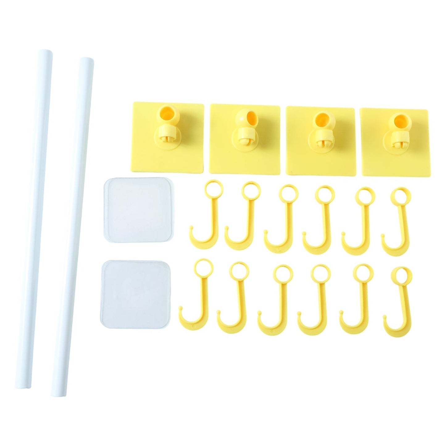 Wall-Mounted Multipurpose Kitchen & Utility Hanging Rack (2 Pc Set)