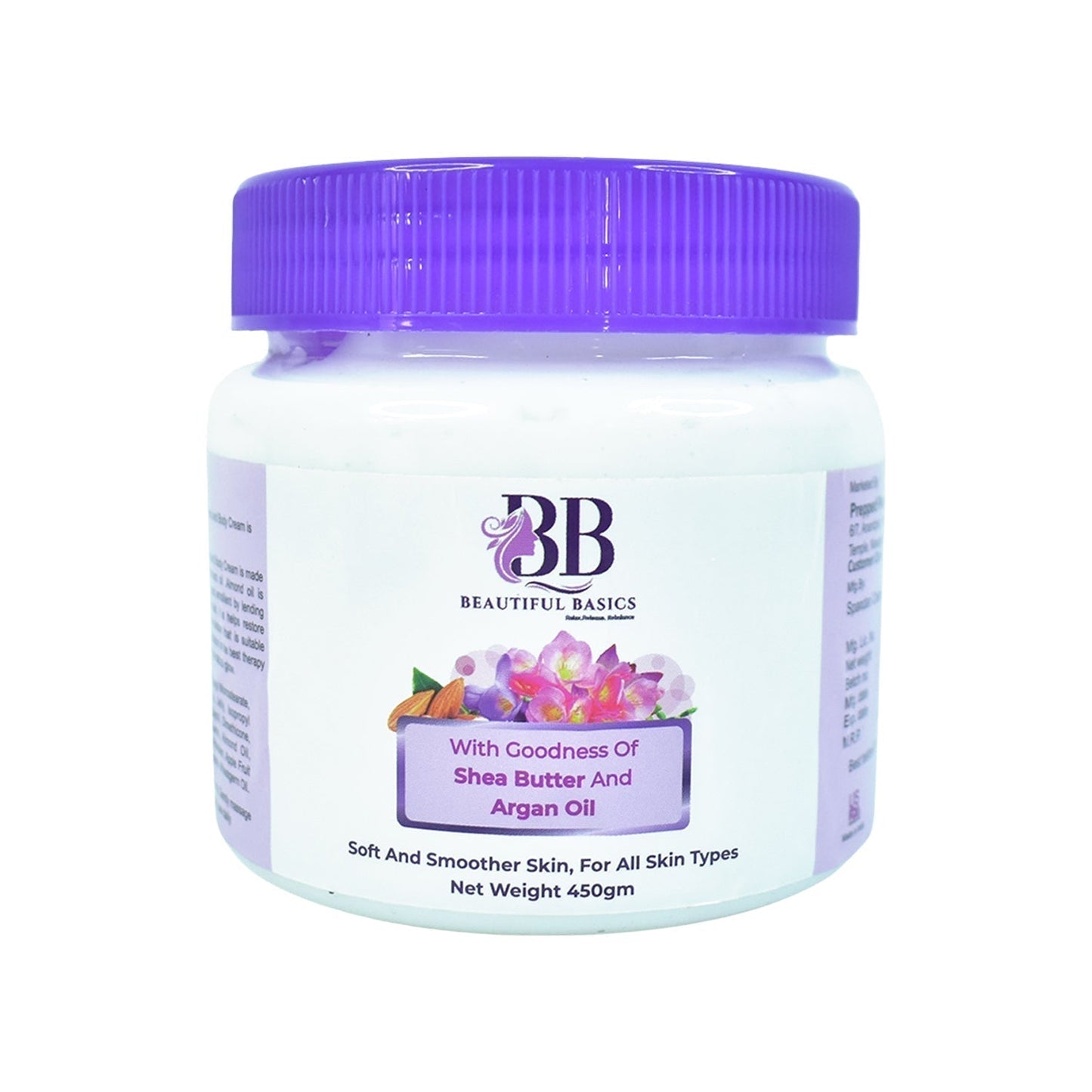 Beautiful Basics Shea Butter & Argan Oil Body Cream – 450g