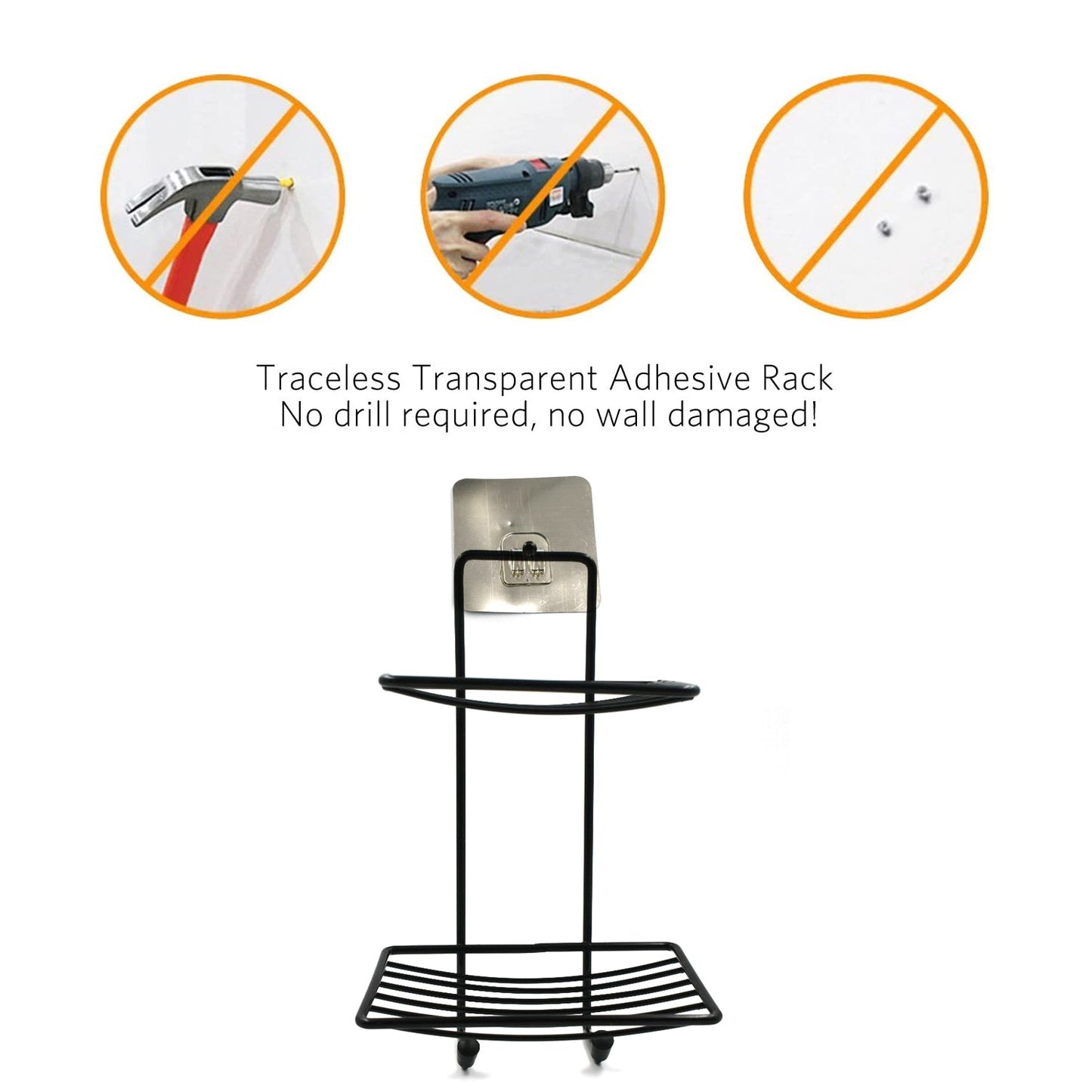 2 Layer SS Soap Rack used in all kinds of places household and bathroom purposes for holding soaps.