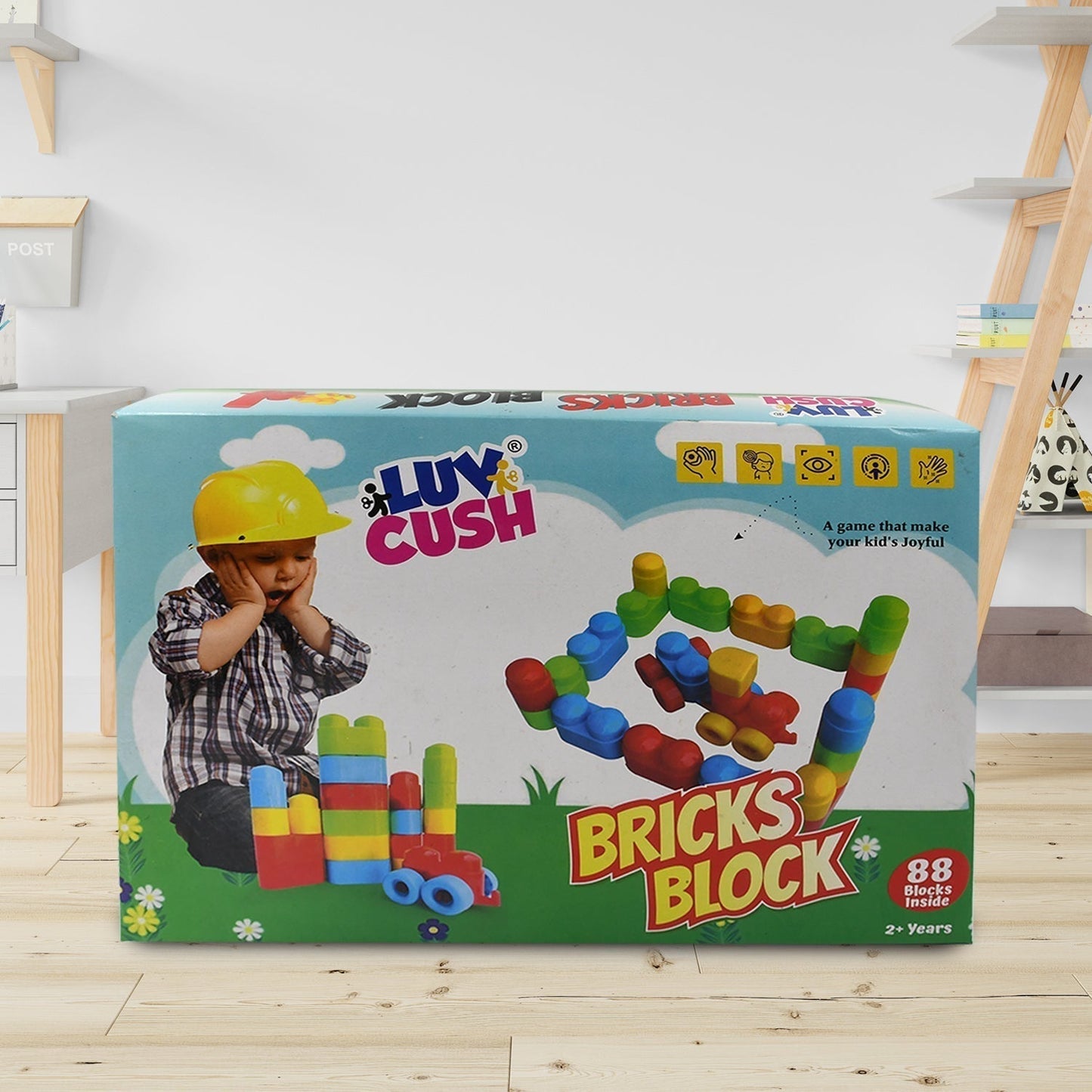 Bricks Blocks Building toy (88 Pcs Building Blocks)