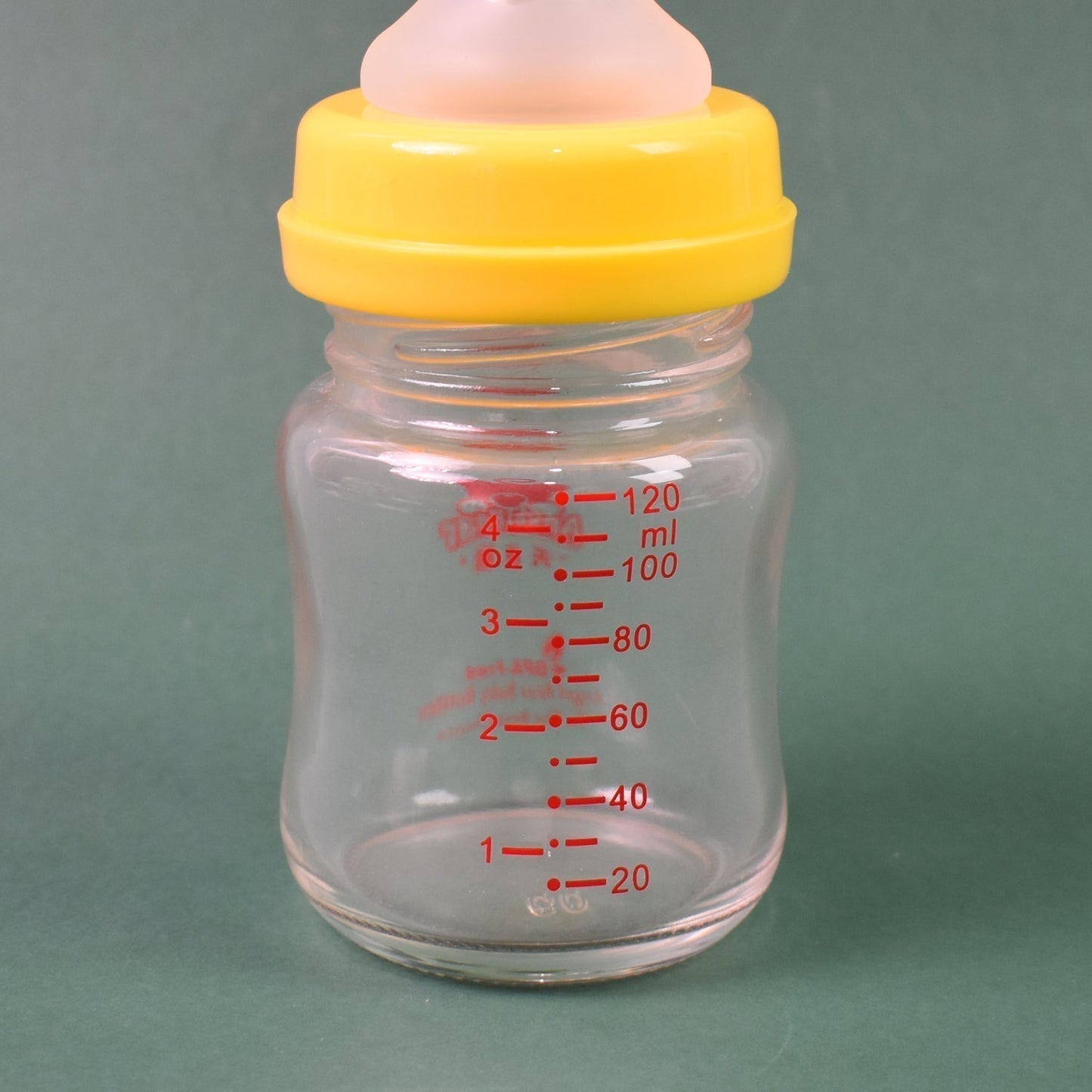 Glass Baby Feeding Bottle (120 ML / 1 Pc)