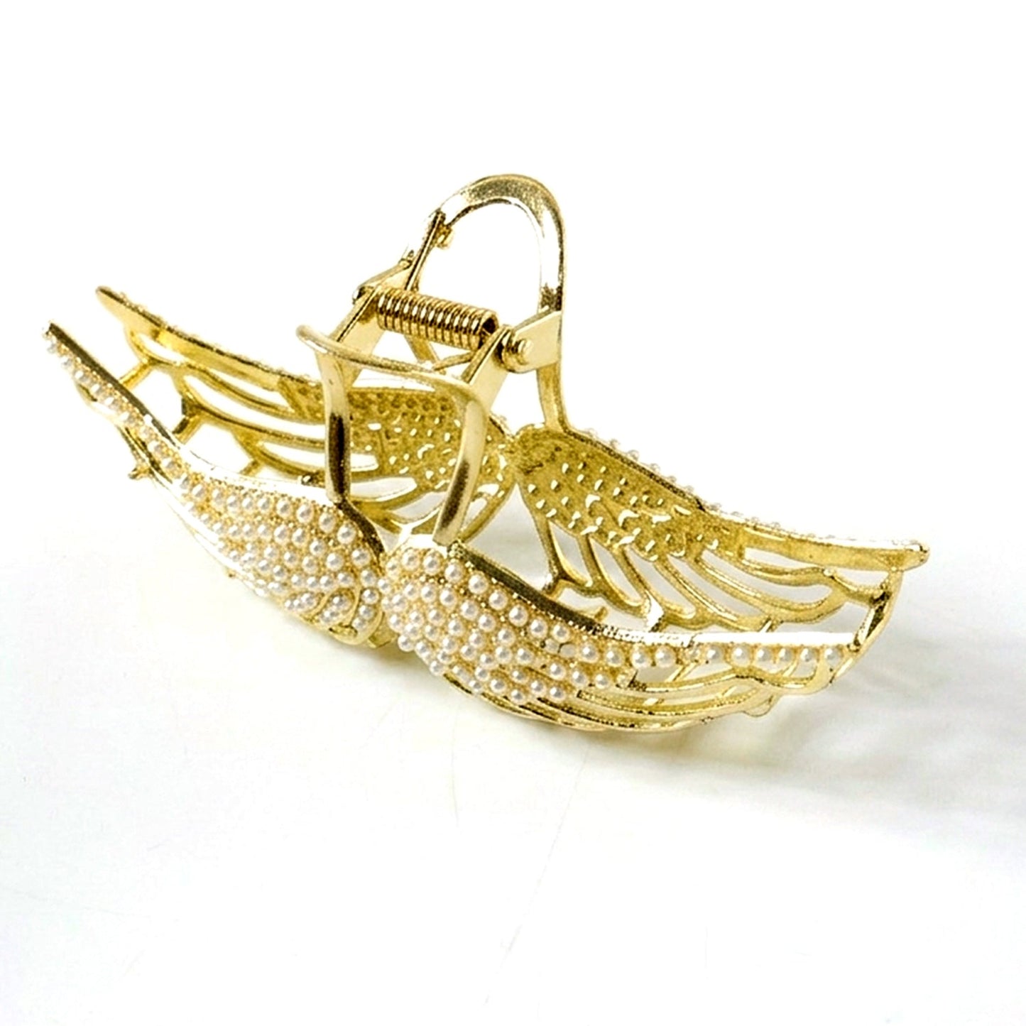Premium Pearl Studded Elegant Hair Claw Clip for Women (1 Pc)