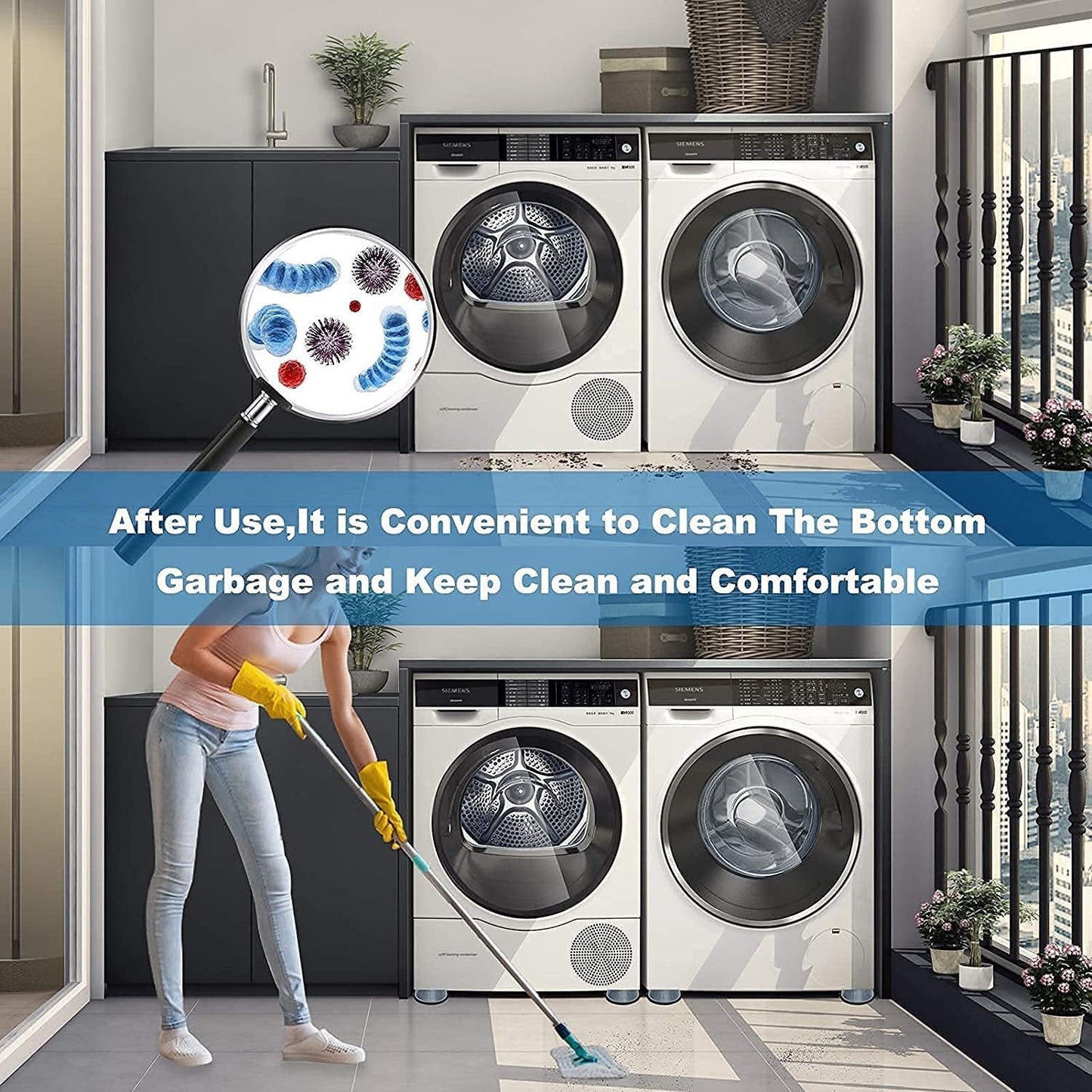 Anti Vibration Pads with Suction Cup Feet