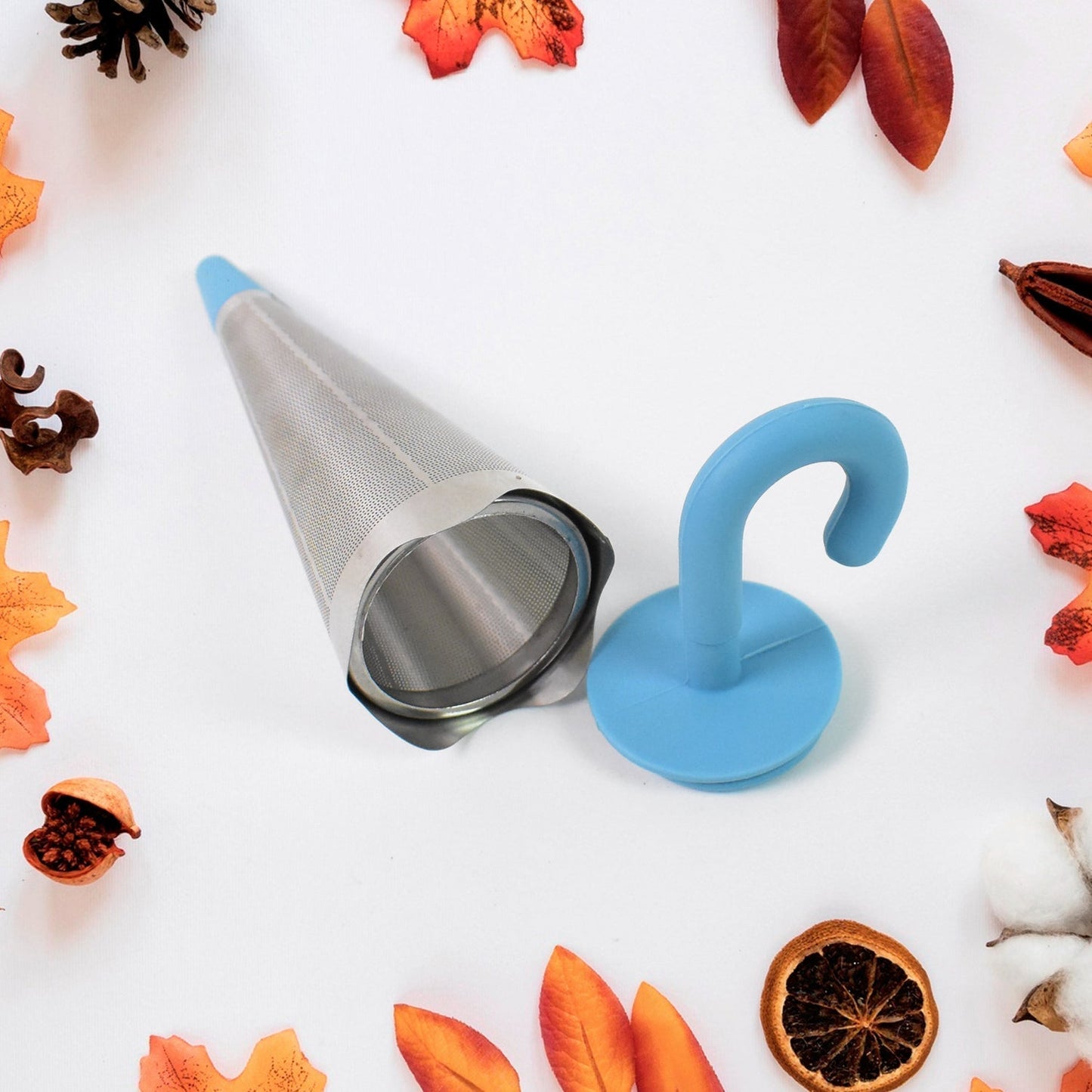 Reusable Cute Umbrella Tea Strainer Without Tray / Stand (1 Pc / Mix Color)