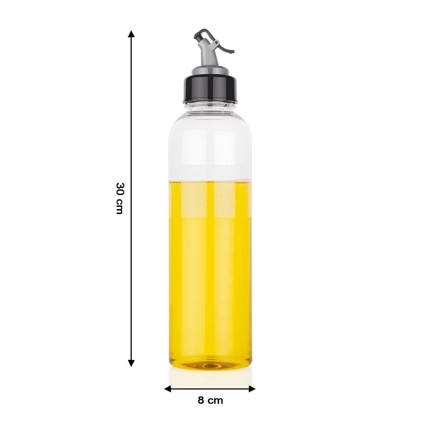 1L Oil Dispenser with Lid & Drip-Free Spout