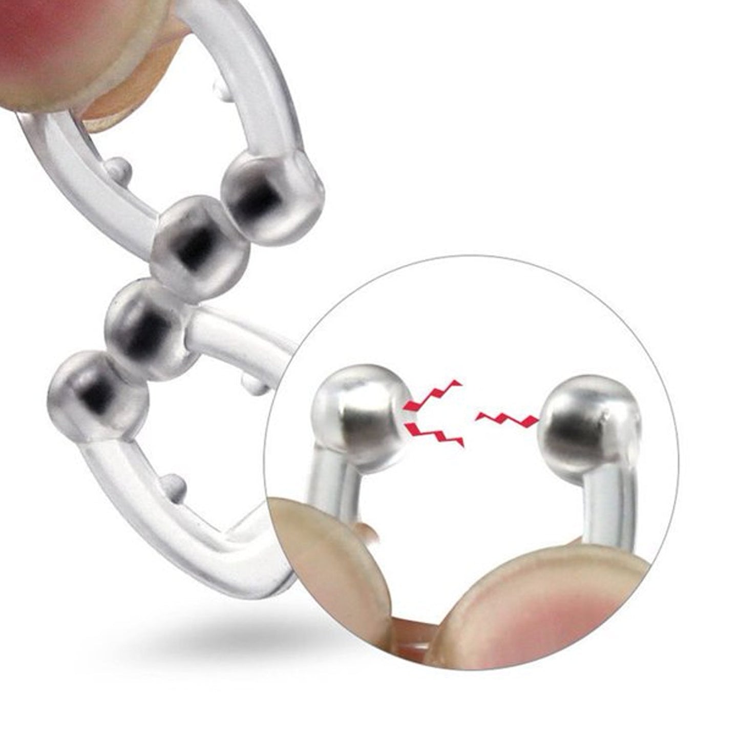 Anti-Snore Nose Clip for Heavy Snorers (Silicone, 1 Pc)