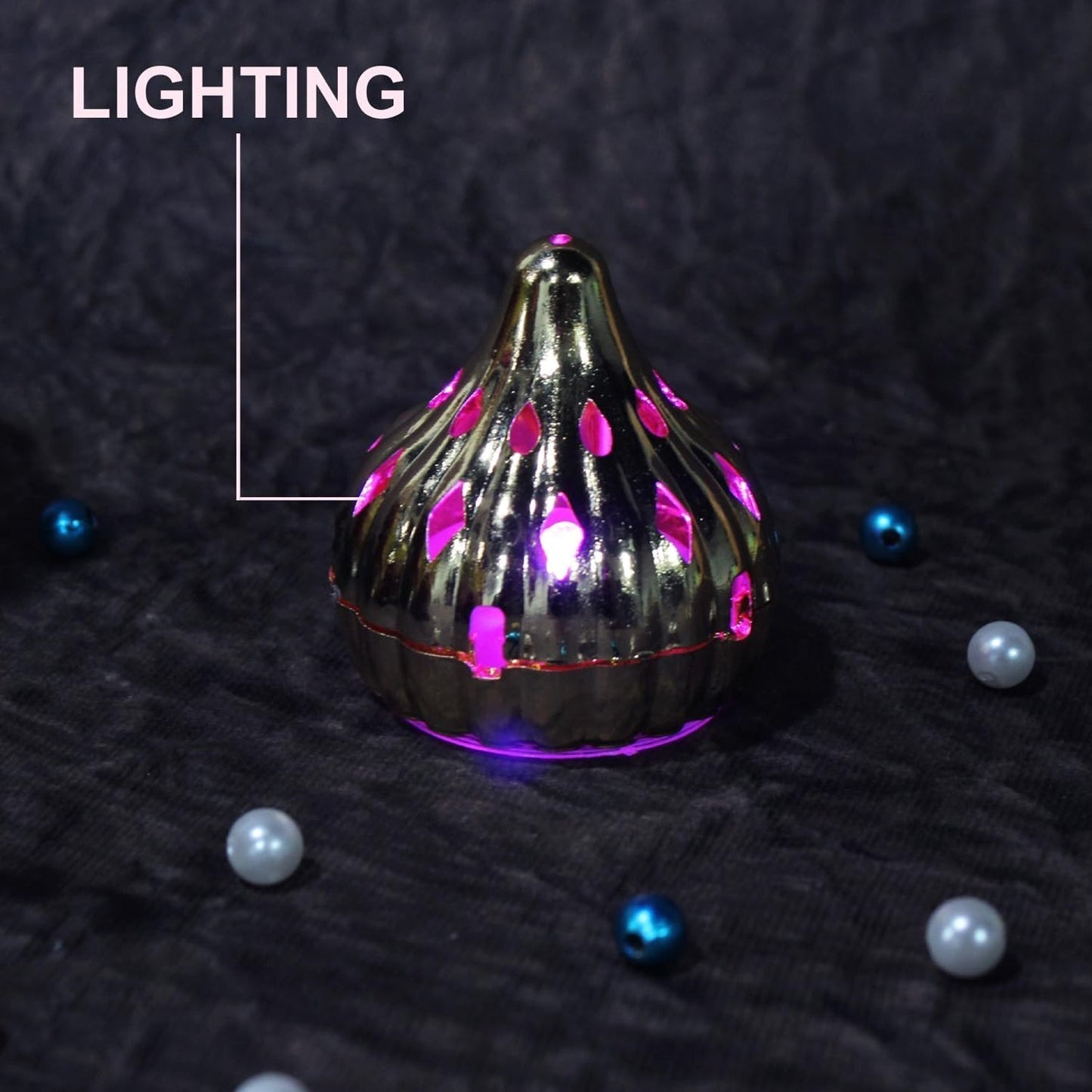 Multicolor Modak Shaped Color Changing LED Light (1 Pc)
