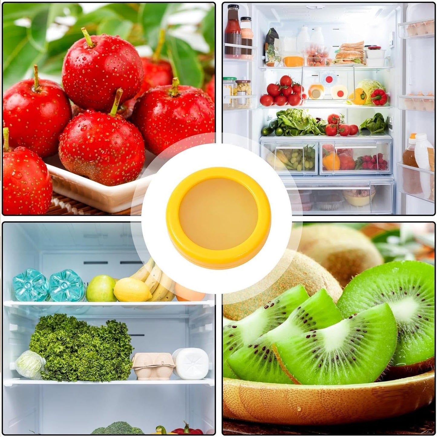 Vegetable Container Premium Fruits Saver Keeper (1 Pc / Yellow)